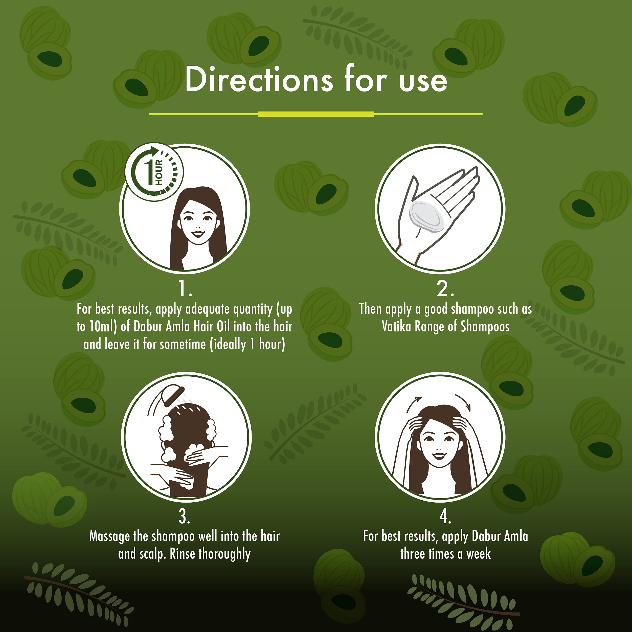 Dabur Amla Hair Oil with Pure Amla Botanical Extracts - Dabur Official Product View 7
