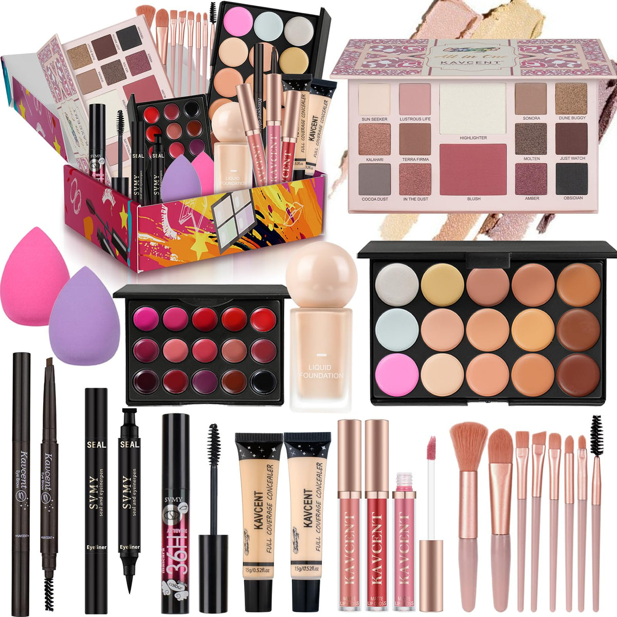Makeup Kit for Teens Women Girls full Kit Makeup Set for - KAVCENT Official Imagery - 2