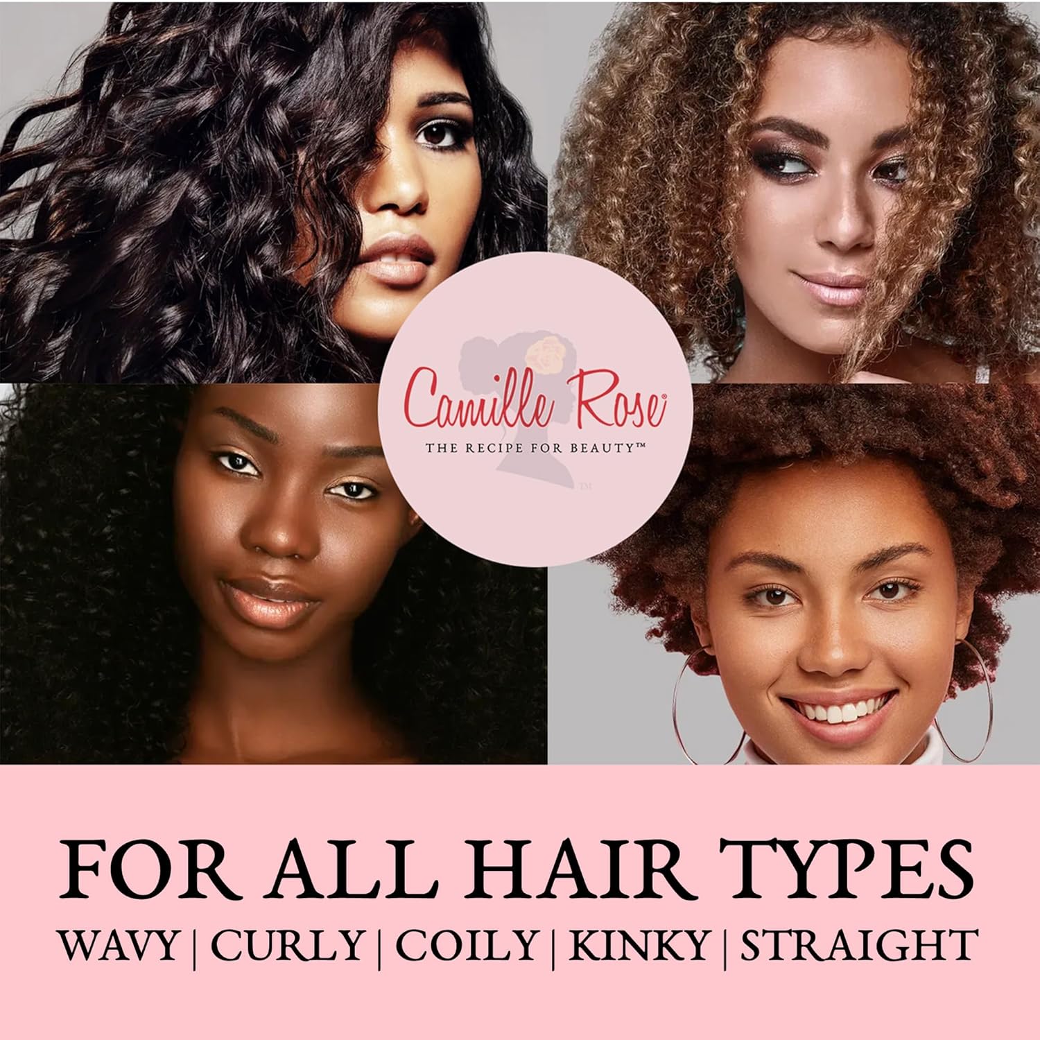 Camille Rose Guava Slip Detangling Conditioner bottle with guava and kakadu plum ingredients, designed for smooth, tangle-free hair.