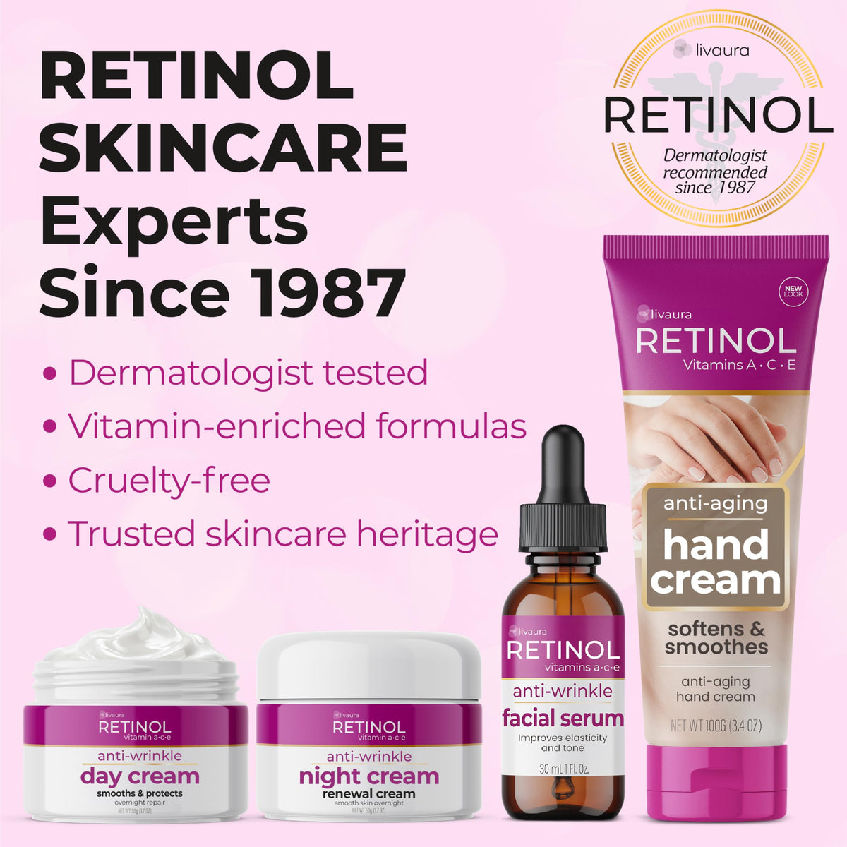 LIVAURA Retinol Night Cream for Women - Retinol Official Imagery - 8