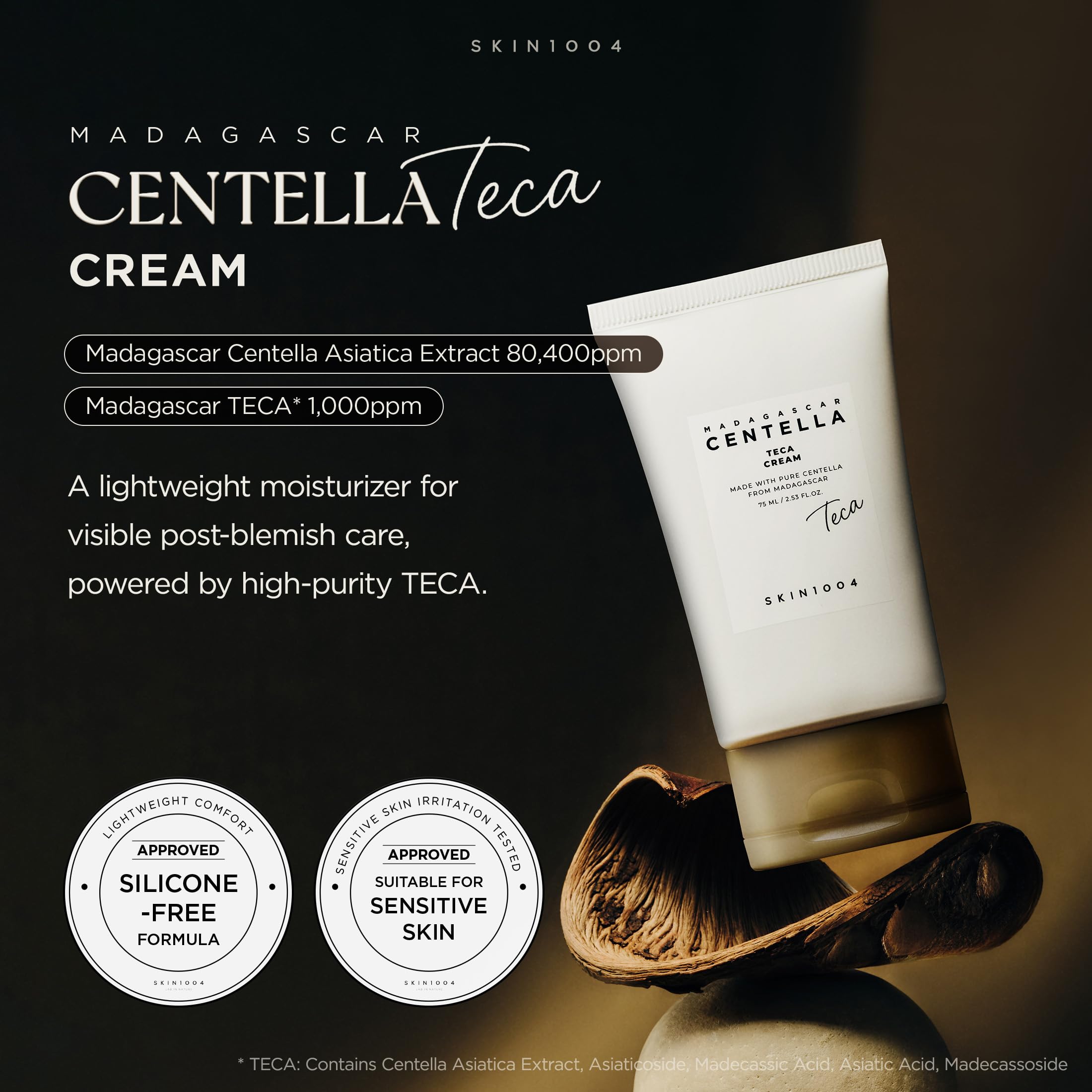 SKIN1004 Madagascar Centella TECA Cream Face Moisturizer - SKIN1004 Official Imagery - 4