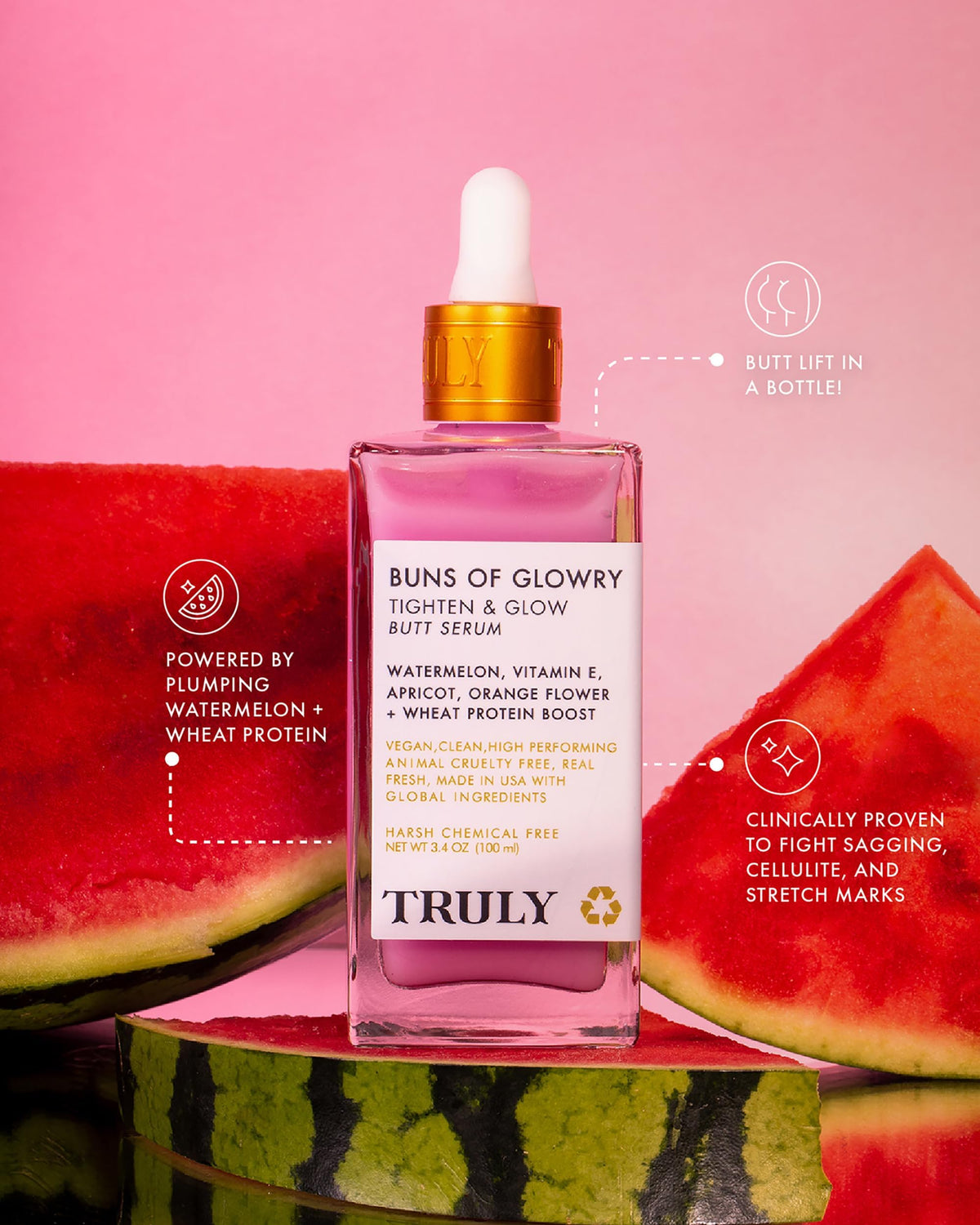 Truly Beauty Buns Of Glowry Tightening Body Serum - Premium Selection Official Imagery - 5
