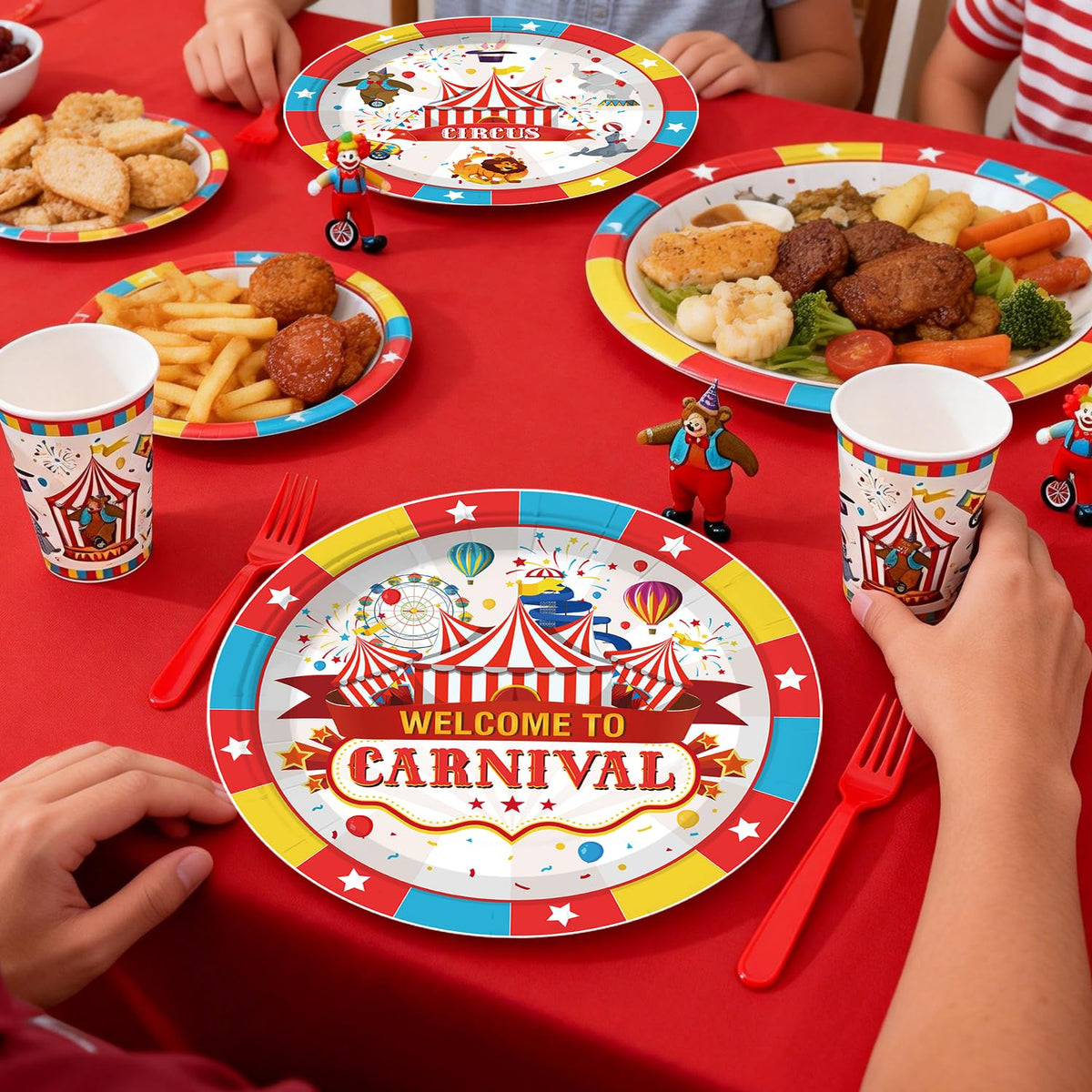 Cocomigo 302PCS Carnival Theme Party Decorations Circus - cocomigo Official Imagery - 6