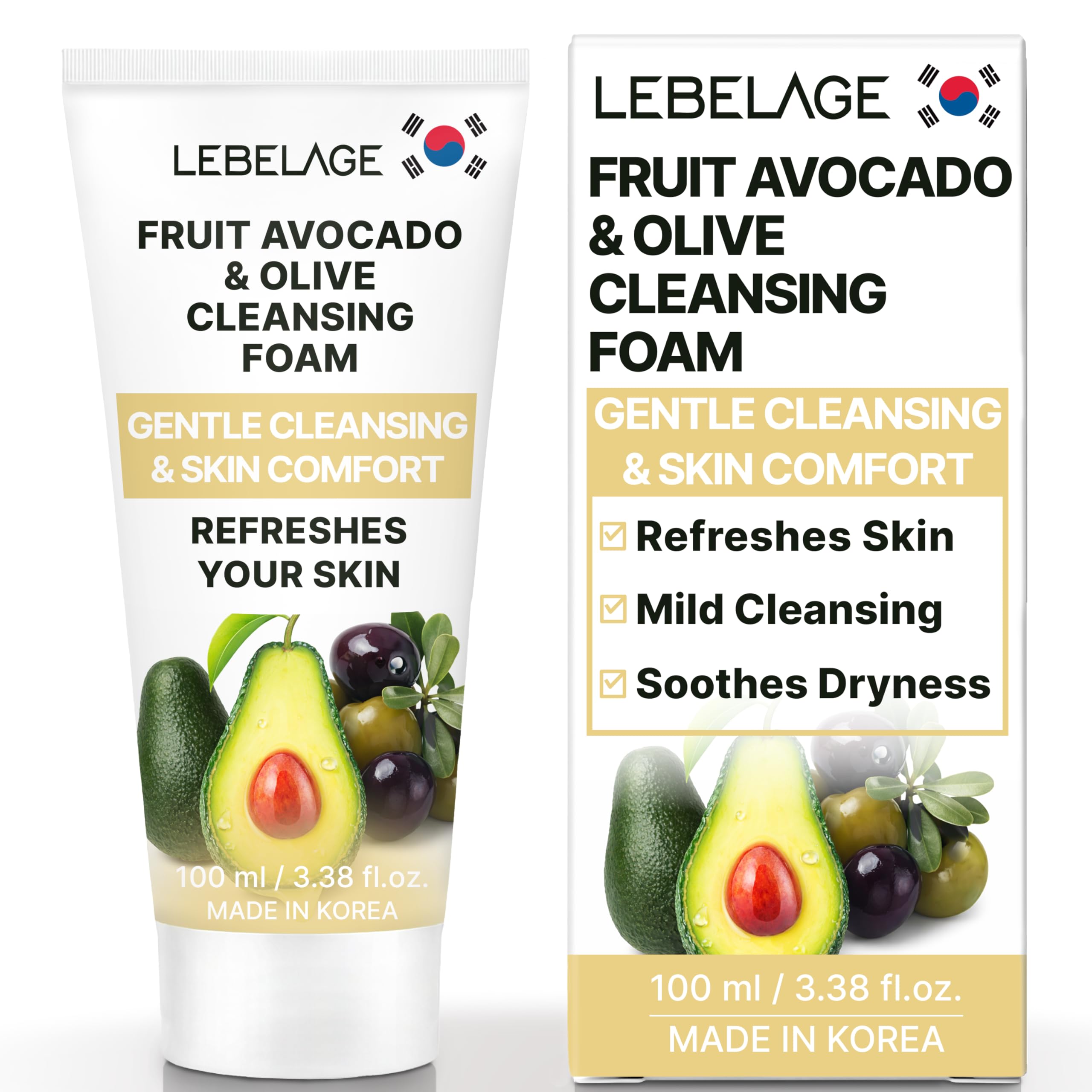 LEBELAGE Korean Snail Facial Cleanser 3.38 oz - LEBELAGE