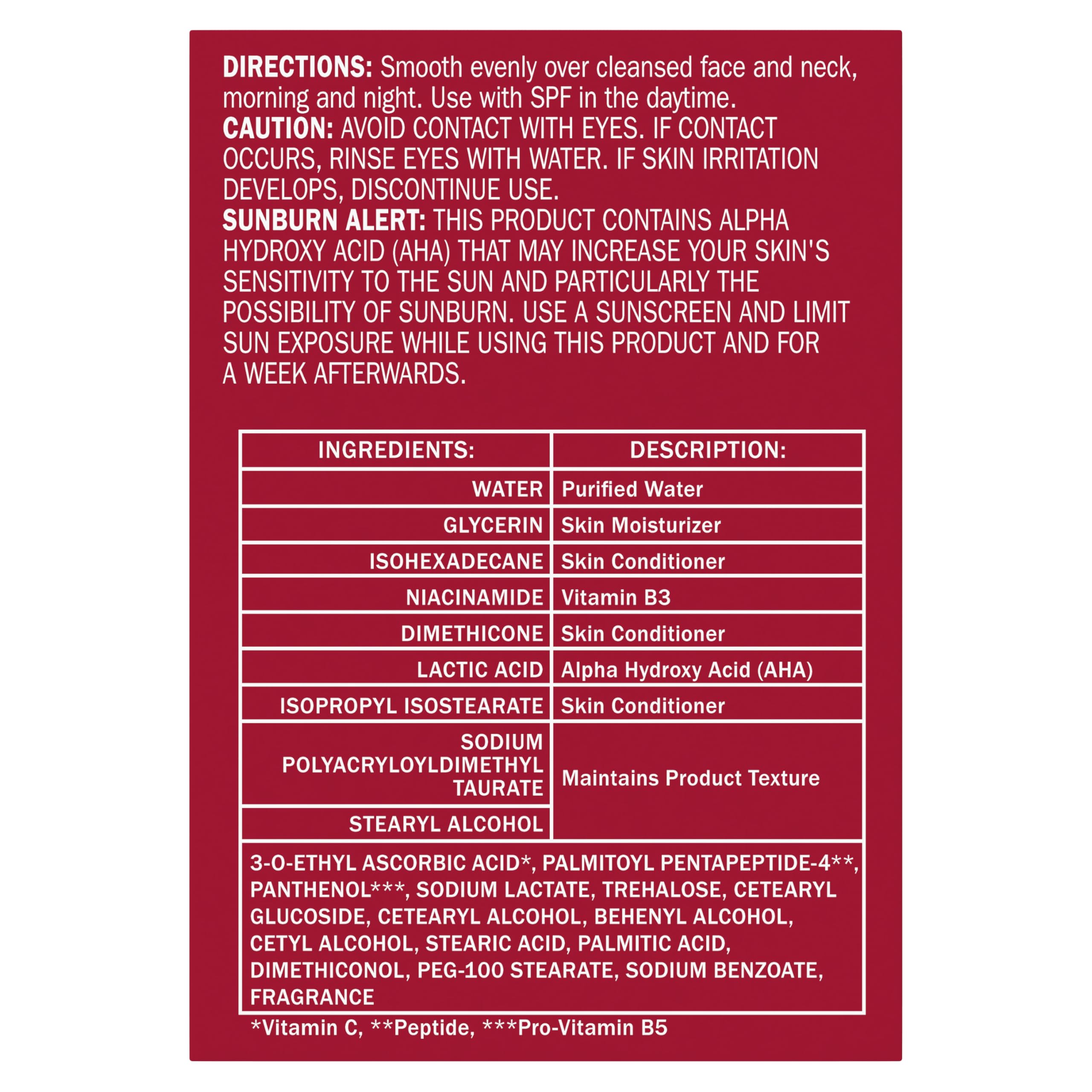 Olay Vitamin C Face Moisturizer, Brightening Cream for Women, - Olay