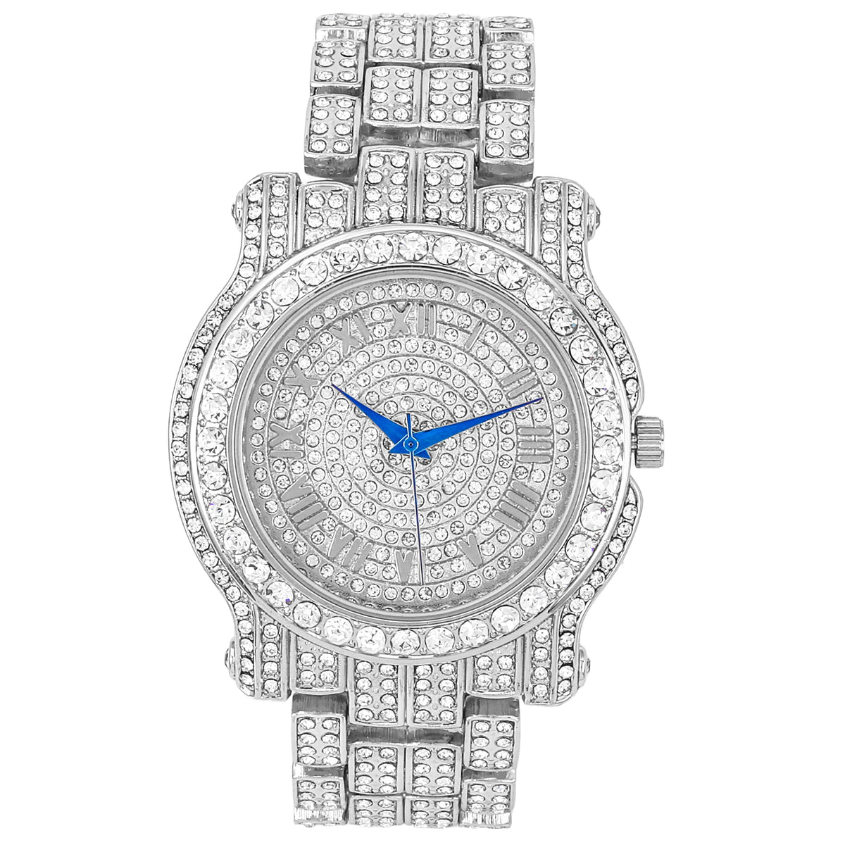 Charles Raymond Bling ed Out Round Luxury Mens Watch w Bling - Charles Raymond Official Imagery - 3