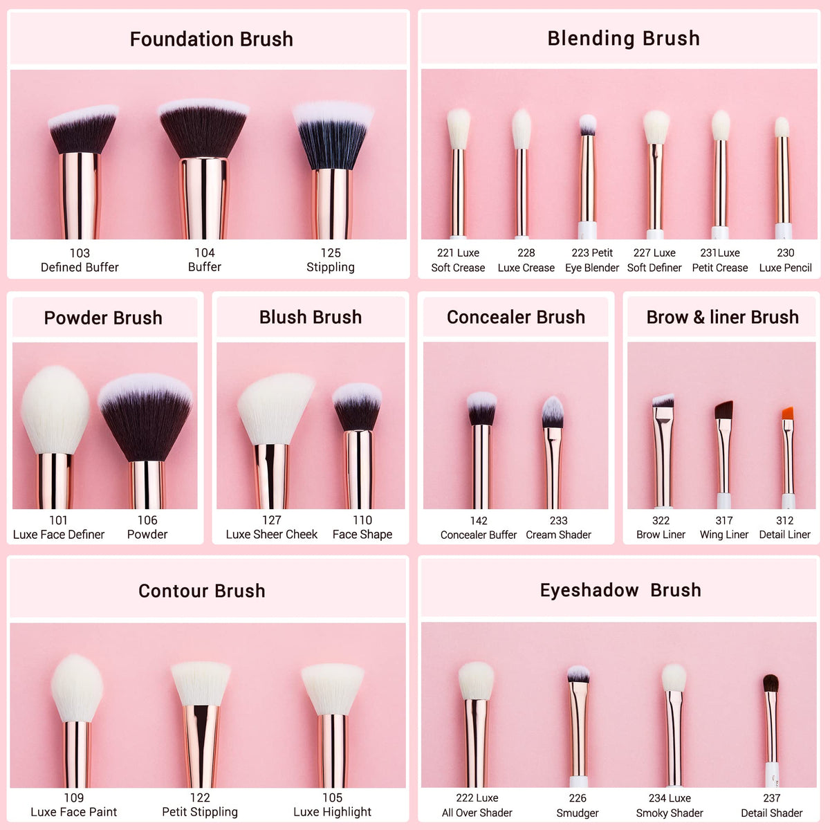 Jessup Brand 25pcs Professional Makeup Brush set Beauty - Jessup Official Imagery - 3