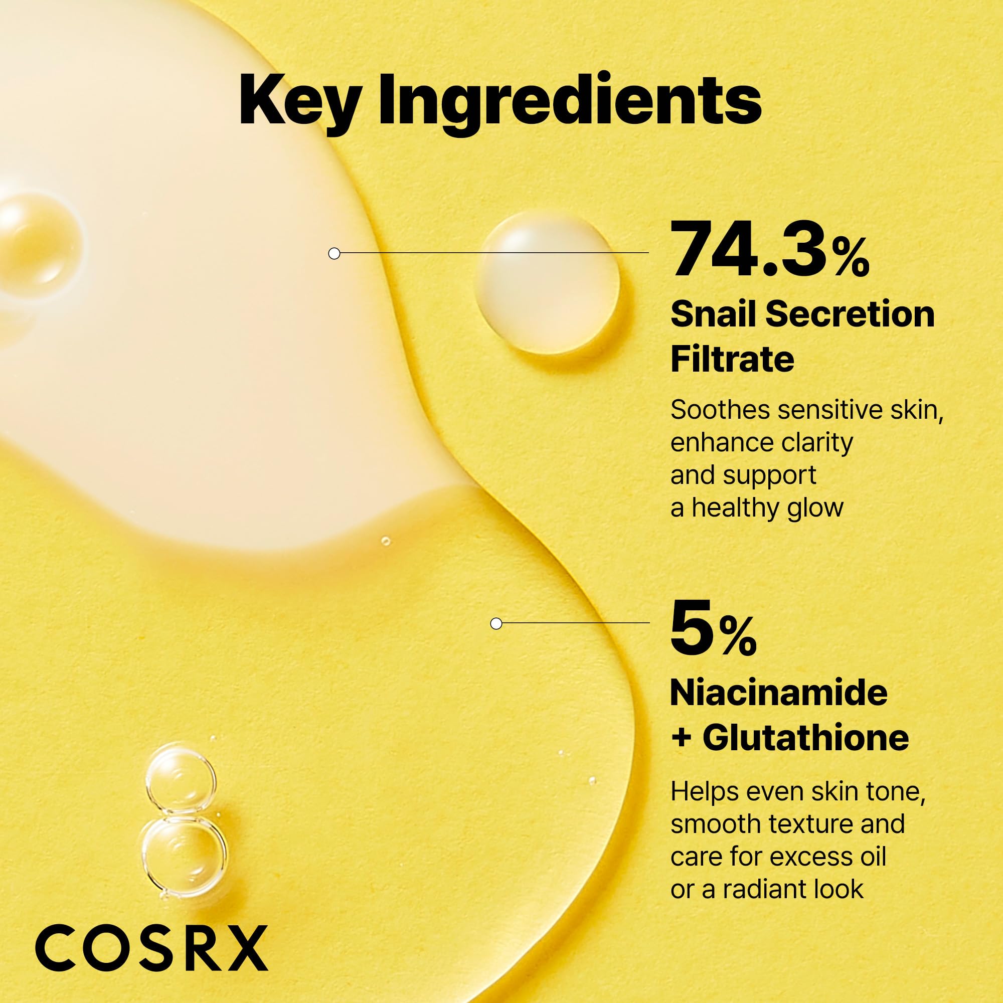 COSRX Snail Mucin 74% + Niacinamide 5% Dual Face Serum, 2 - COSRX Official Product View 5