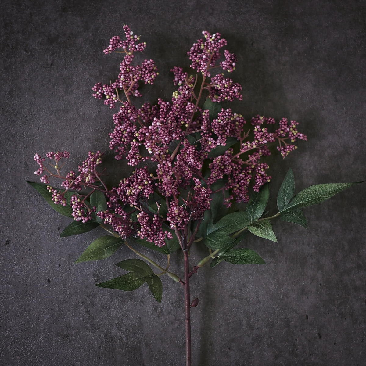 6Pcs 17 Lifelike Artificial Nandina Berry Stems for Vase - Juxdp Official Imagery - 5