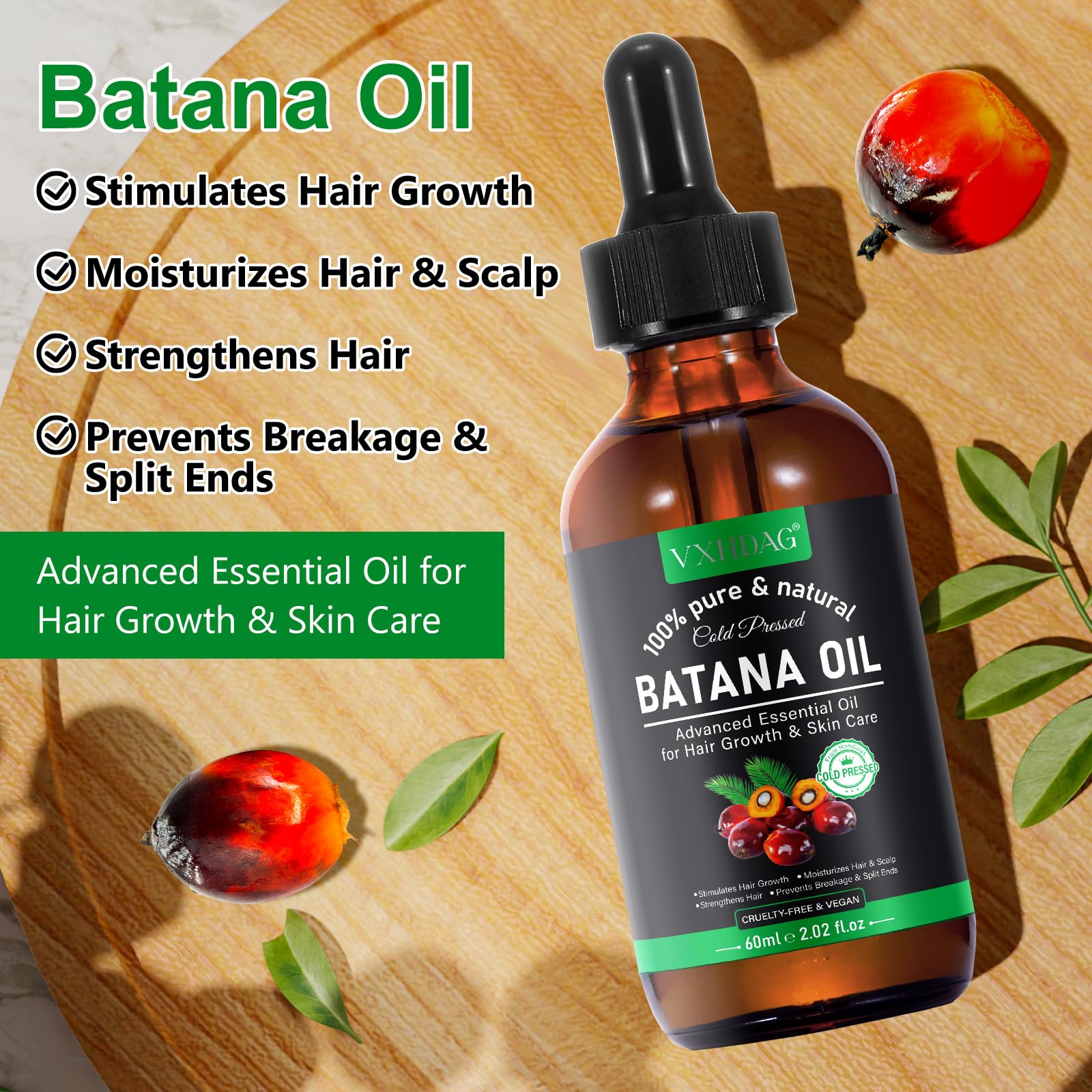 VXHDAG Batana Oil - 100% Pure & Natural from Honduras for - VXHDAG Official Product View 5