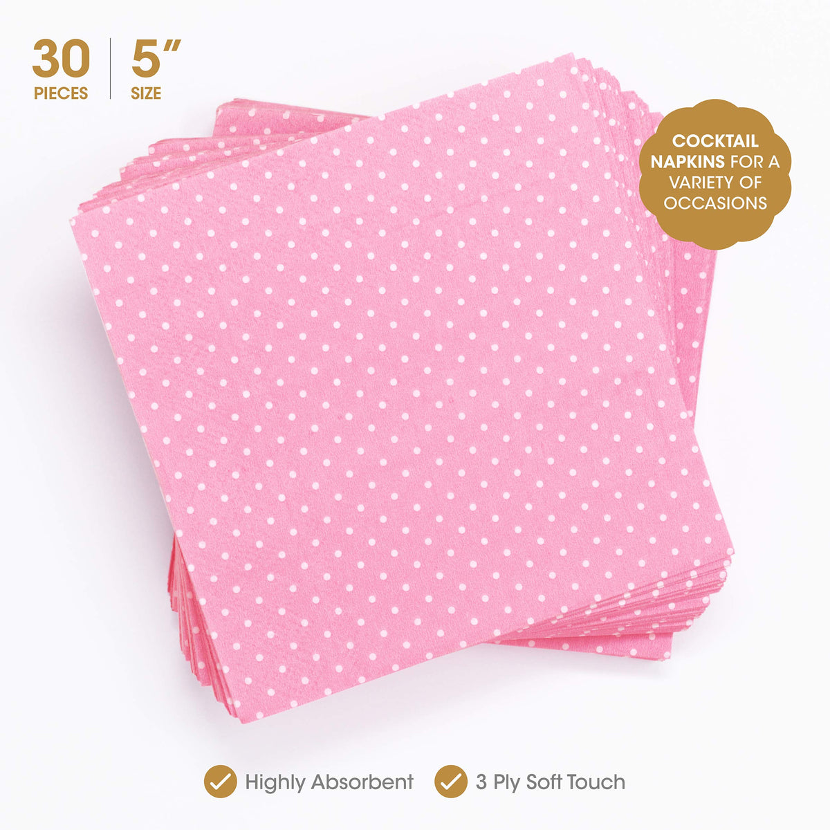 Premium Pink and Gold Party Plates Set - The Joy Bazaar Official Imagery - 5