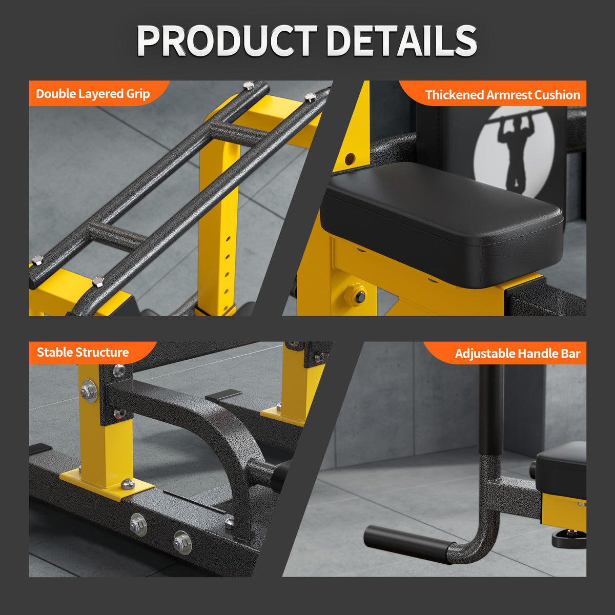 sogesfurniture Power Tower Pull Up Bar Dip Station for Home - sogesfurniture Official Imagery - 7