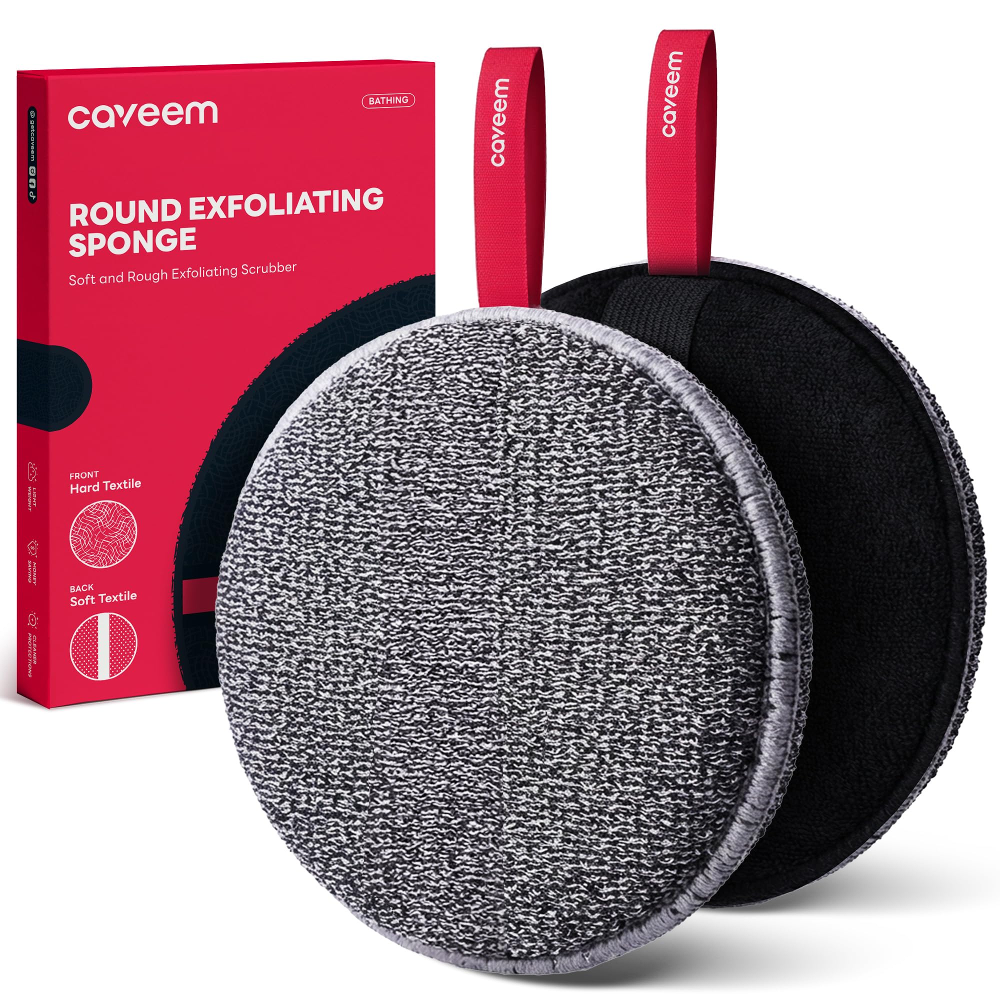 Exfoliating Body Scrubber, Bath and Body Scrub Buffer, Body - Product Imagery