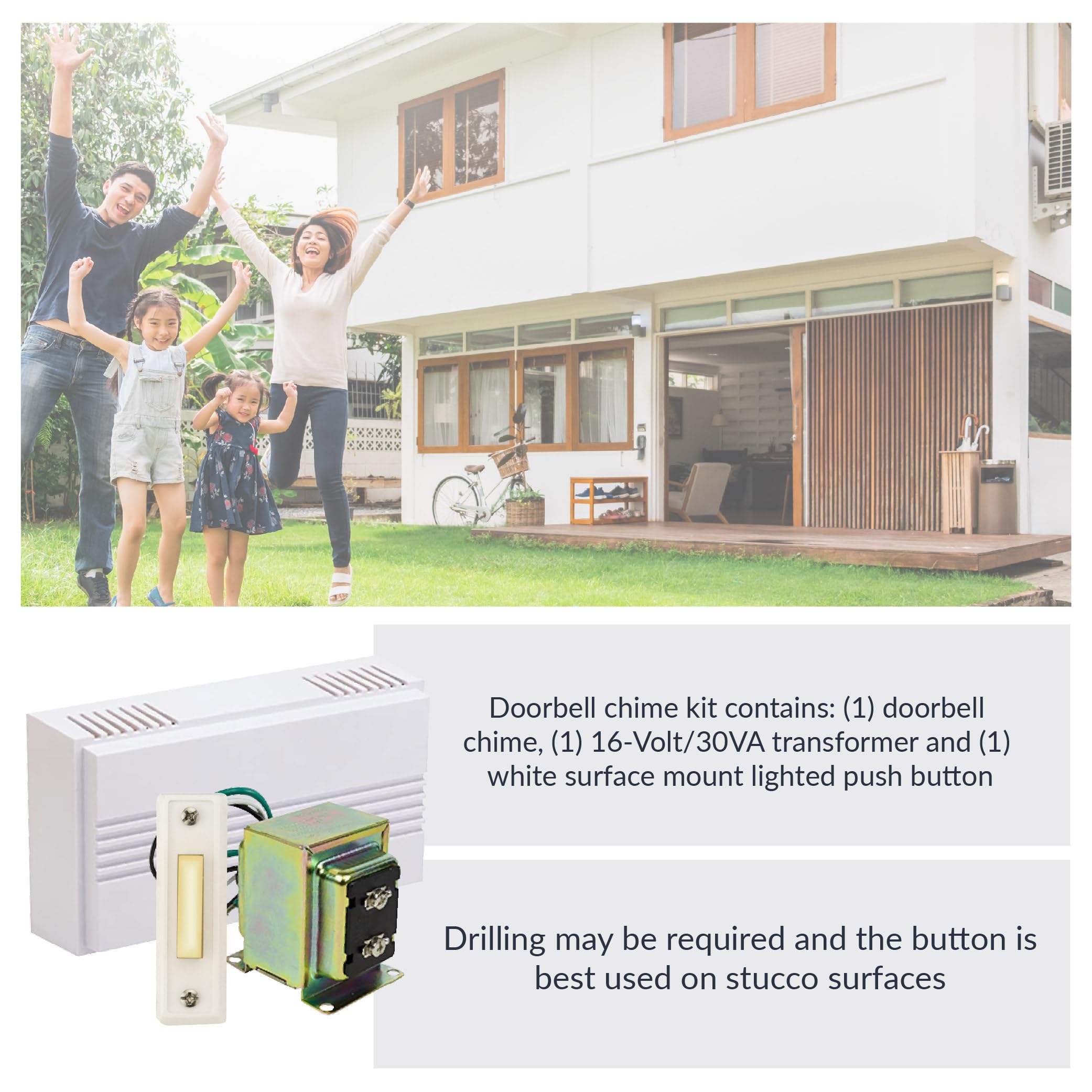 Newhouse Hardware Hardwired Chime Kit with 16-Volt/30VA Transform - Newhouse Hardware Official Product View 5