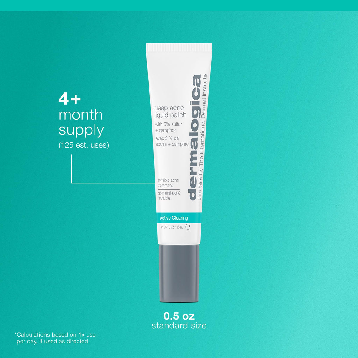 Dermalogica Deep Acne Liquid Patch Sulfur Niacinamide 0 5 fl - Premium Selection Official Imagery - 8