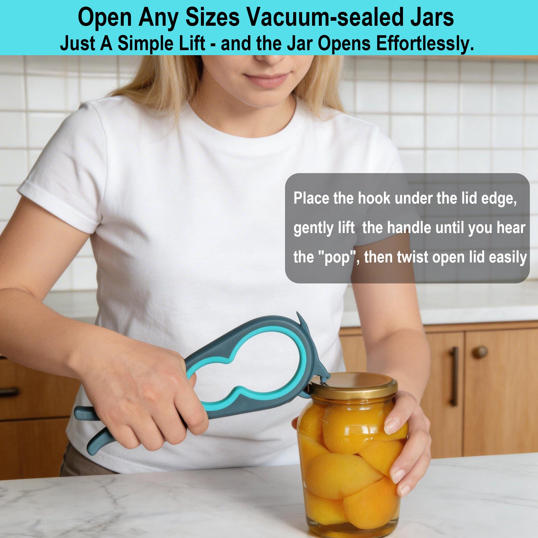 Otstar Jar Opener for Weak Hands, Seniors with Arthritis, 5 in 1 by Otstar - Angle View 6