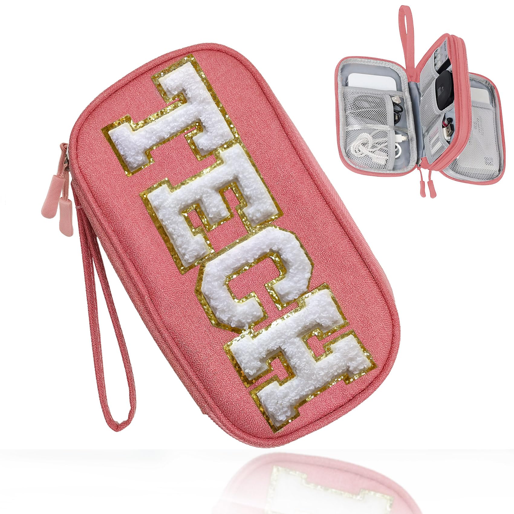 COSHAYSOO Small TECH Pouch Electronics Organizer Travel Bag Personaliz - View 8