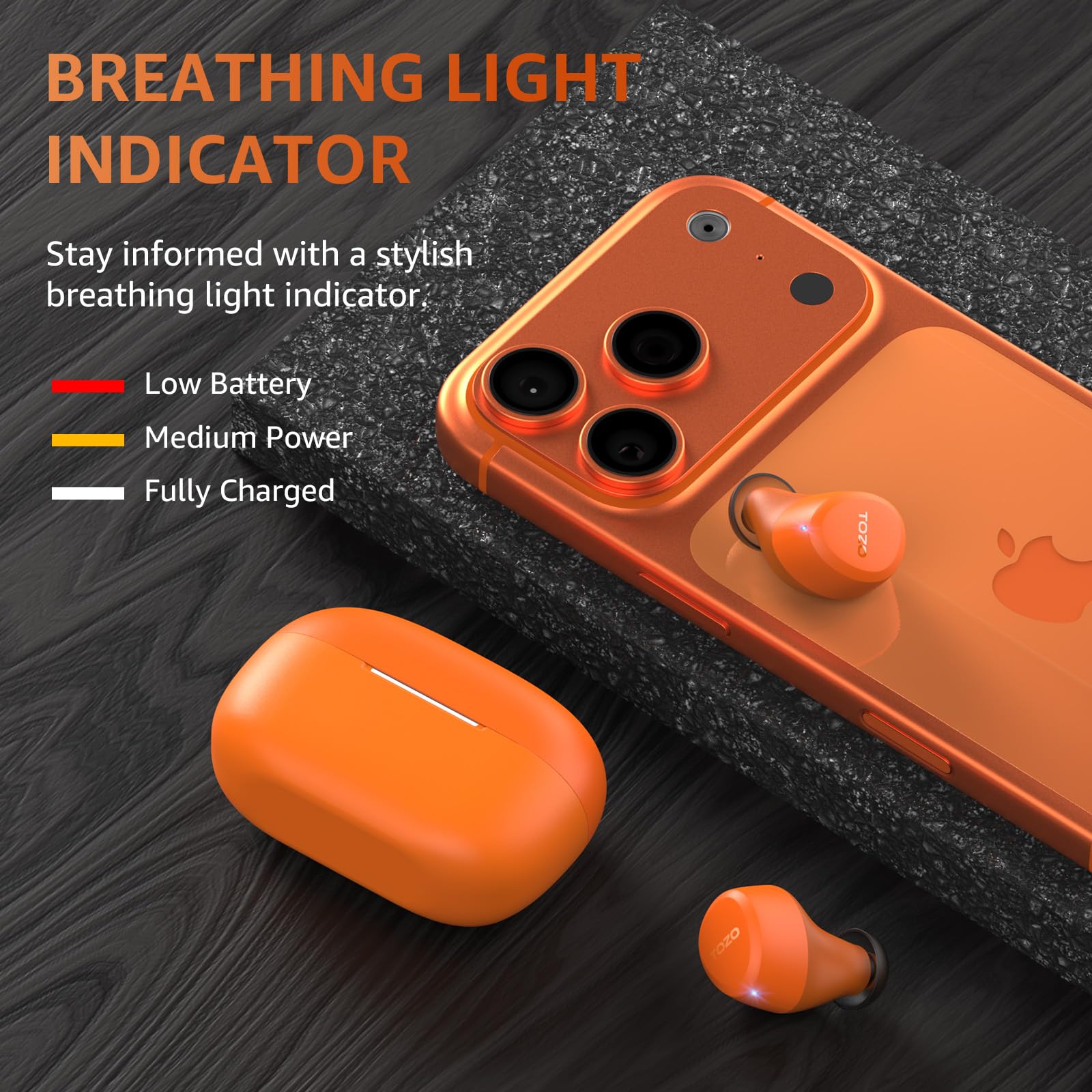 TOZO A1 Wireless Earbuds Bluetooth 5.3 Light Weight in Ear Headph - TOZO Official Product View 6