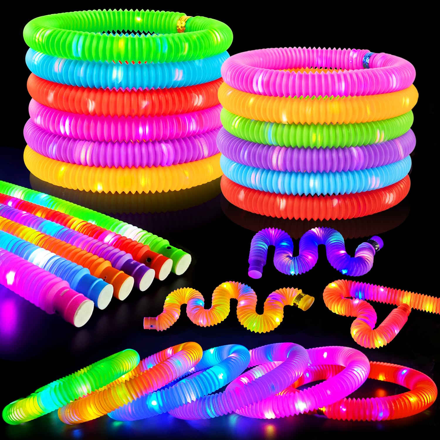 Glow Sticks Party Favors for Kids 12-96 PCS, Glow in Dark Party - Product Imagery