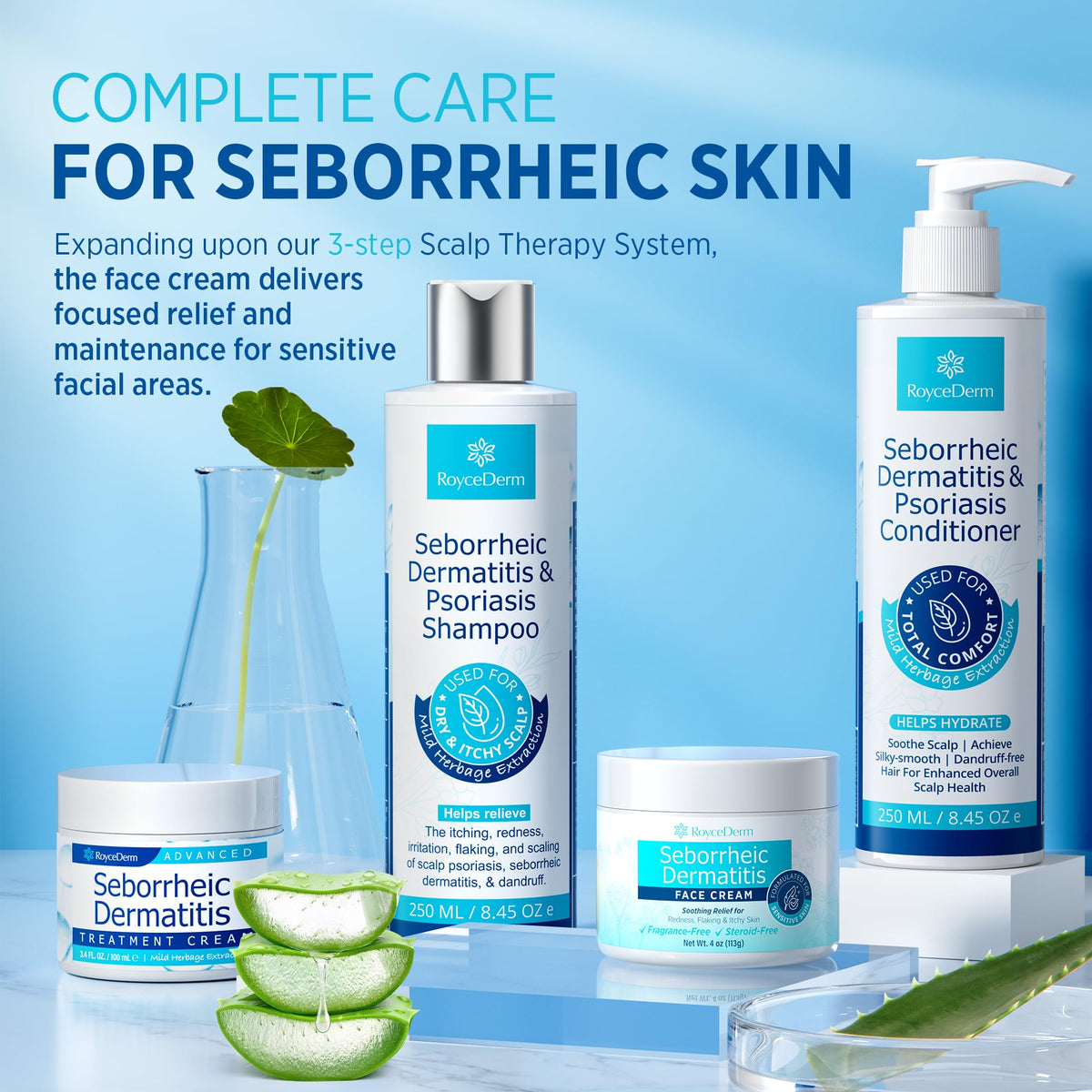 Roycederm Seborrheic Dermatitis Face Cream Steroid Free - Roycederm Official Imagery - 8