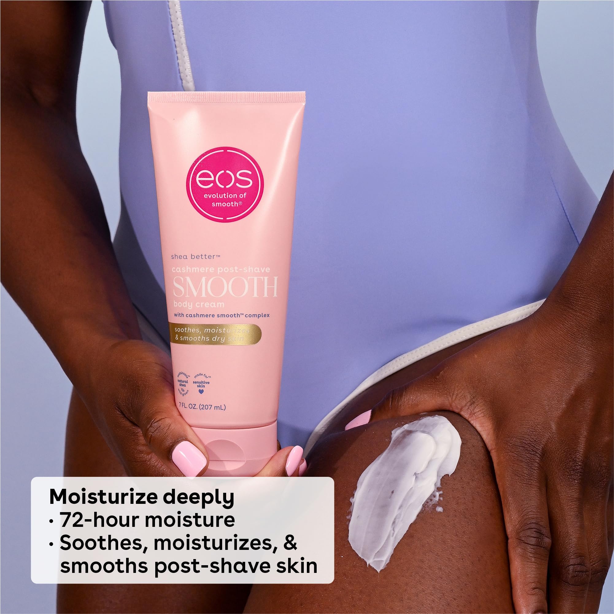 eos Cashmere Skin Collection Post Shave Smooth Body Cream - eos Official Product Imagery - 4