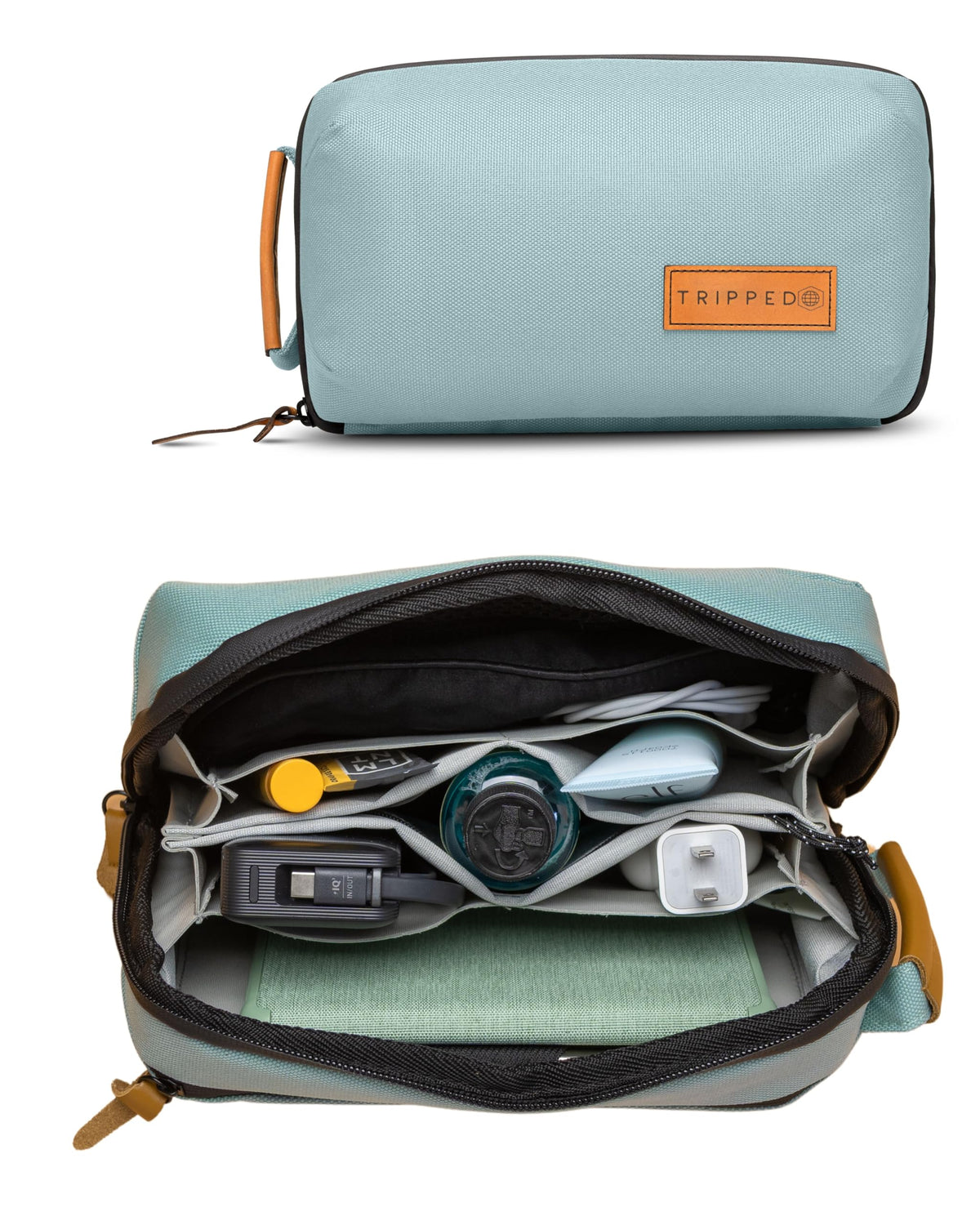 TRIPPED Travel Gear Tech Organizer Pouch for Accessories and - TRIPPED Travel Gear Official Imagery - 1