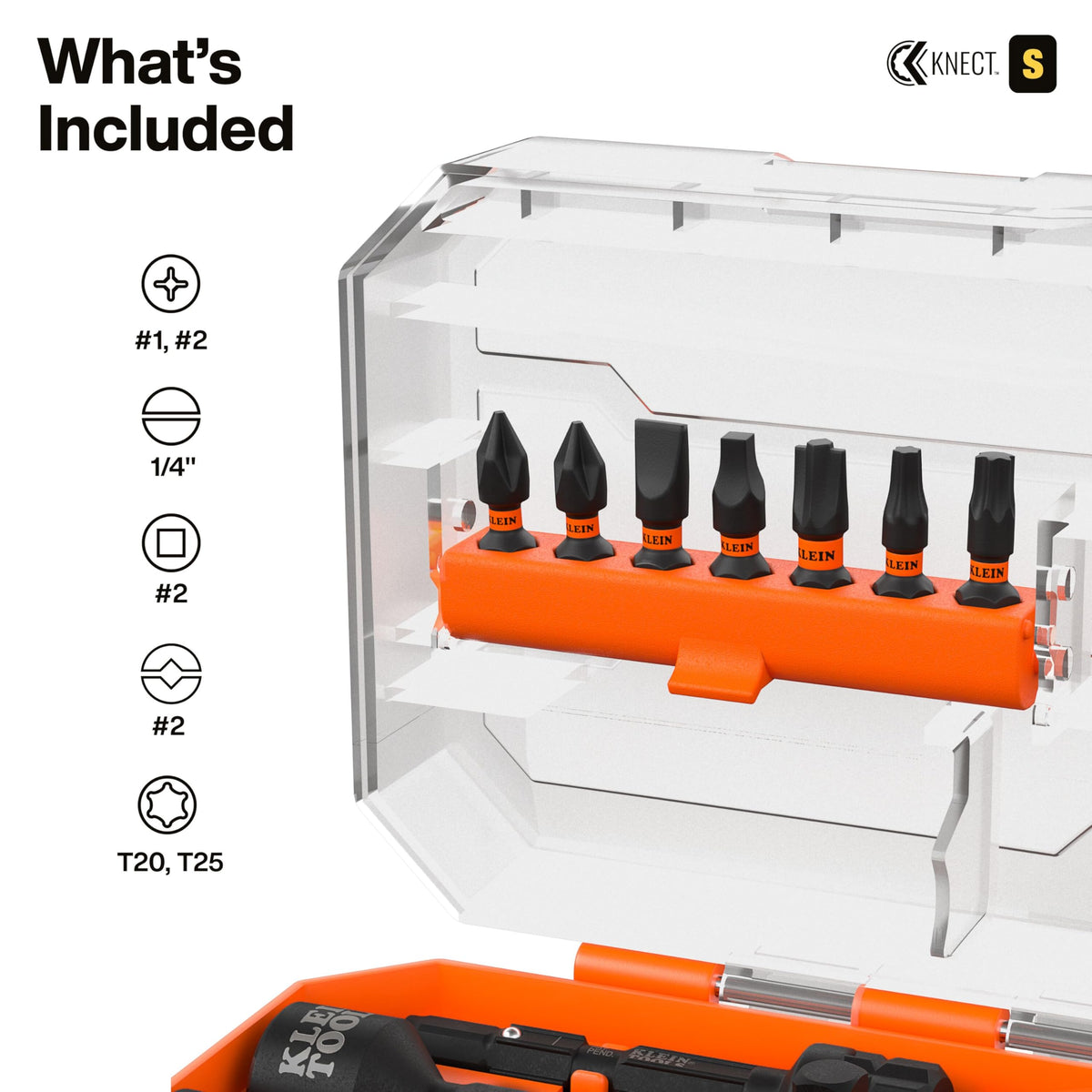 Klein Tools 65301KNECT Impact Socket Set KNECT 23 Piece SAE - Premium Selection Official Imagery - 4