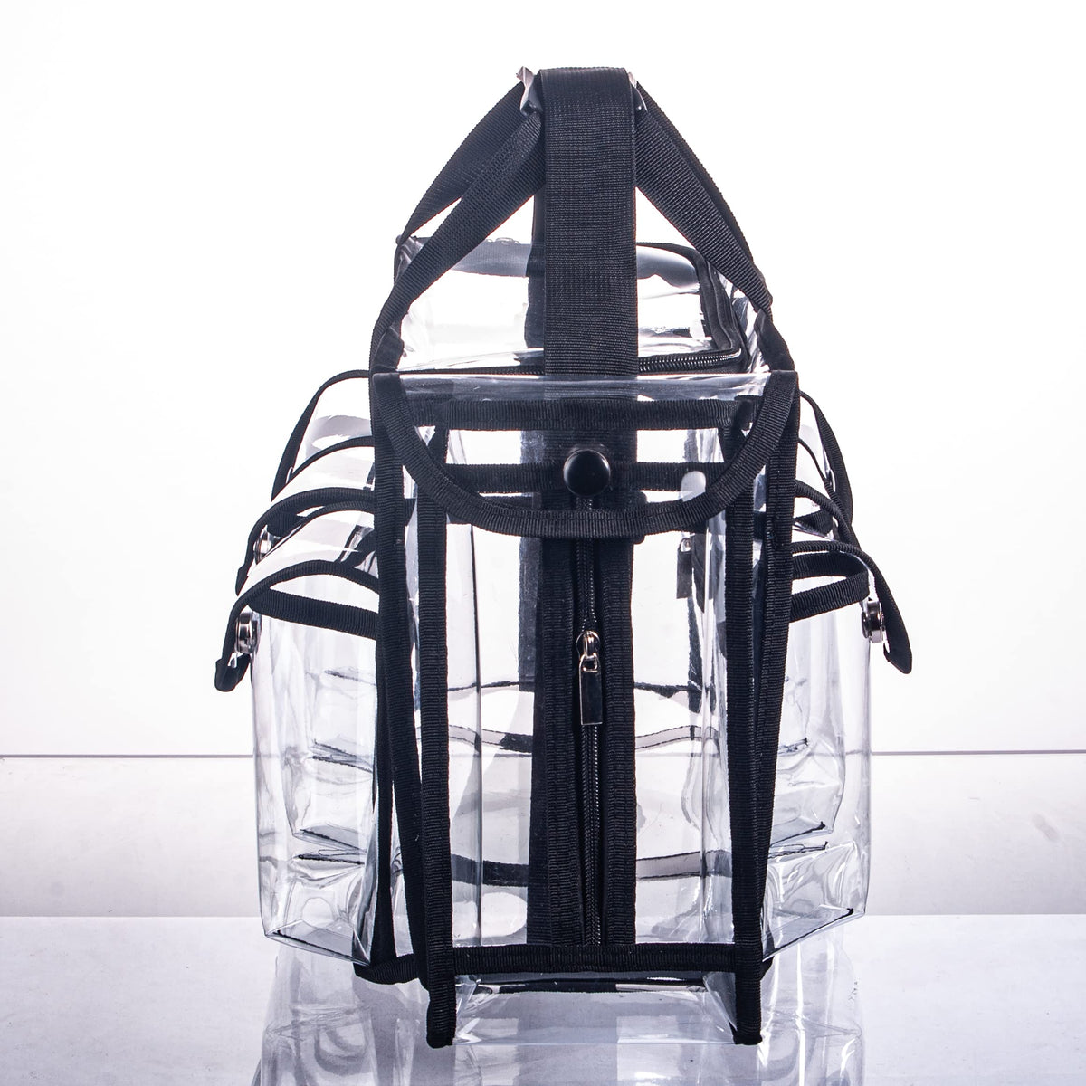 Wide Open Large Professional Clear PVC Travel Makeup Artist - Tense Edano Official Imagery - 5