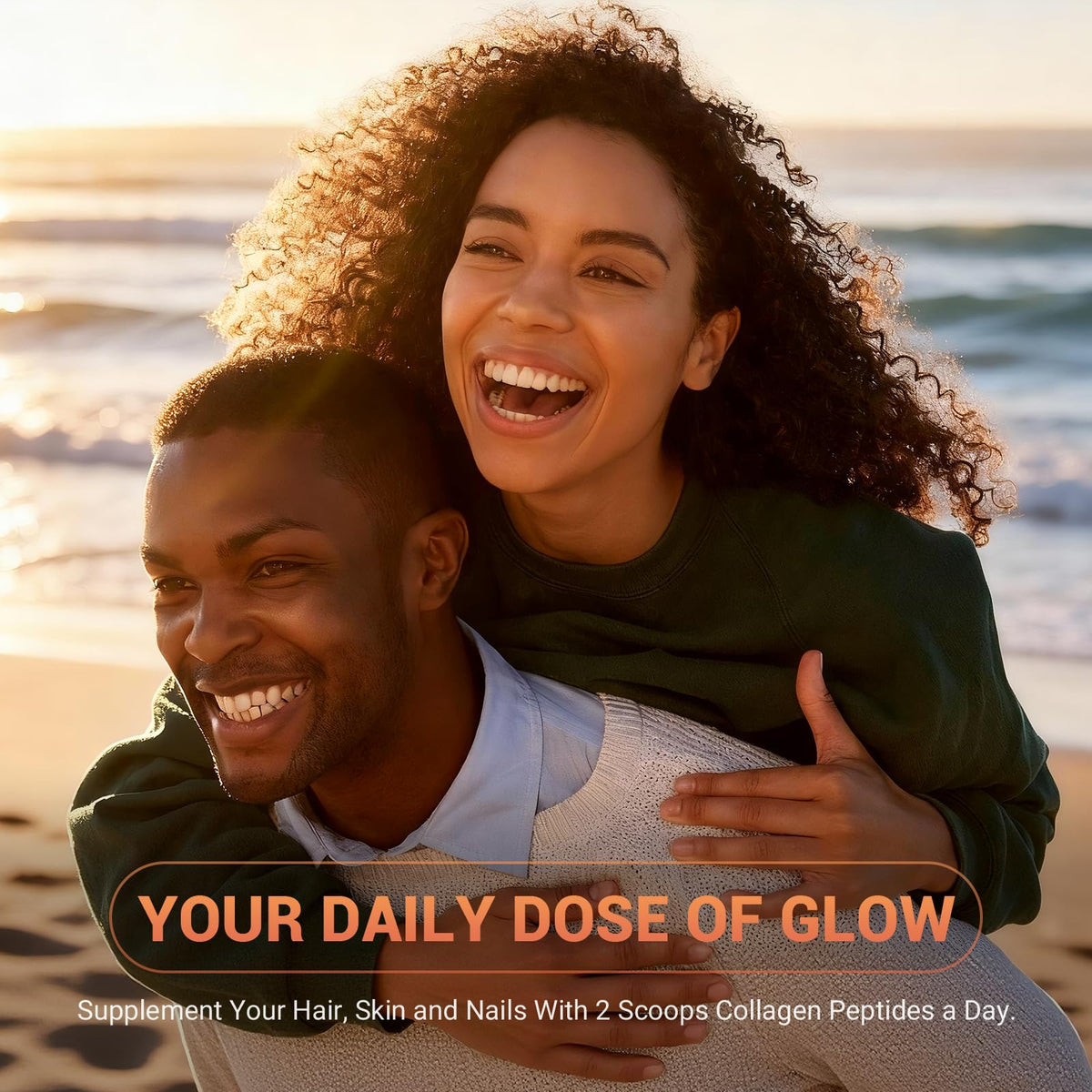 11g Hydrolyzed Collagen Peptides Supports Hair Skin Nails - Nature Echo Official Imagery - 5