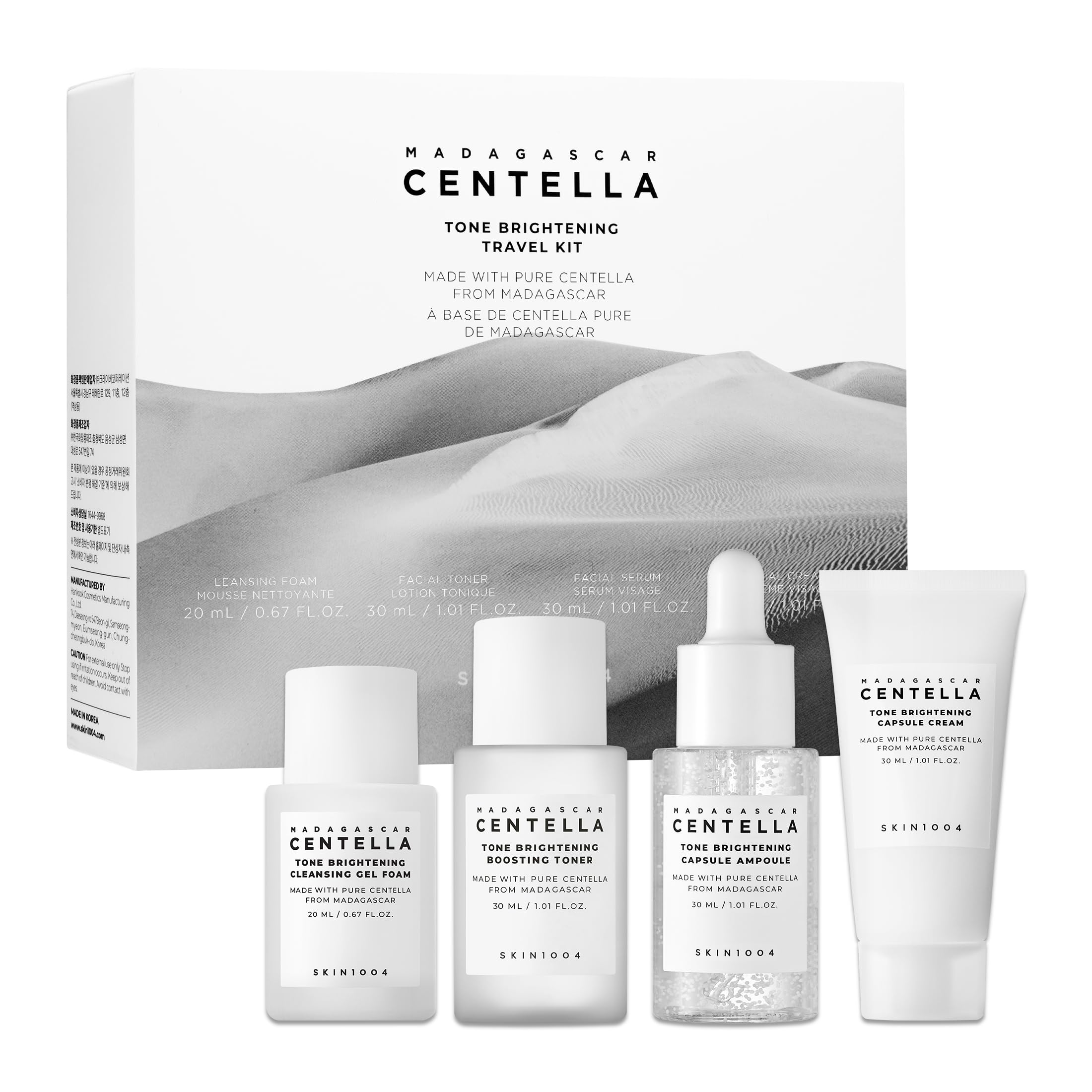 SKIN1004 Madagascar Centella Tone Balancing Travel Kit - SKIN1004 Official Product Imagery - 1