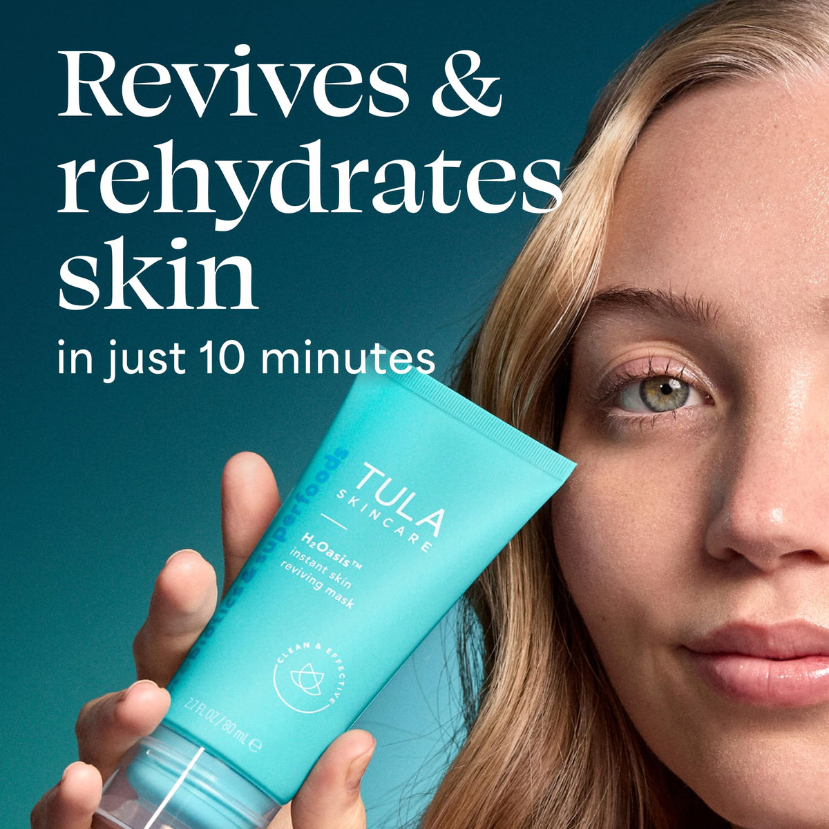 TULA Skin Care H2Oasis Instant Skin Reviving Mask - Premium Selection Official Imagery - 3