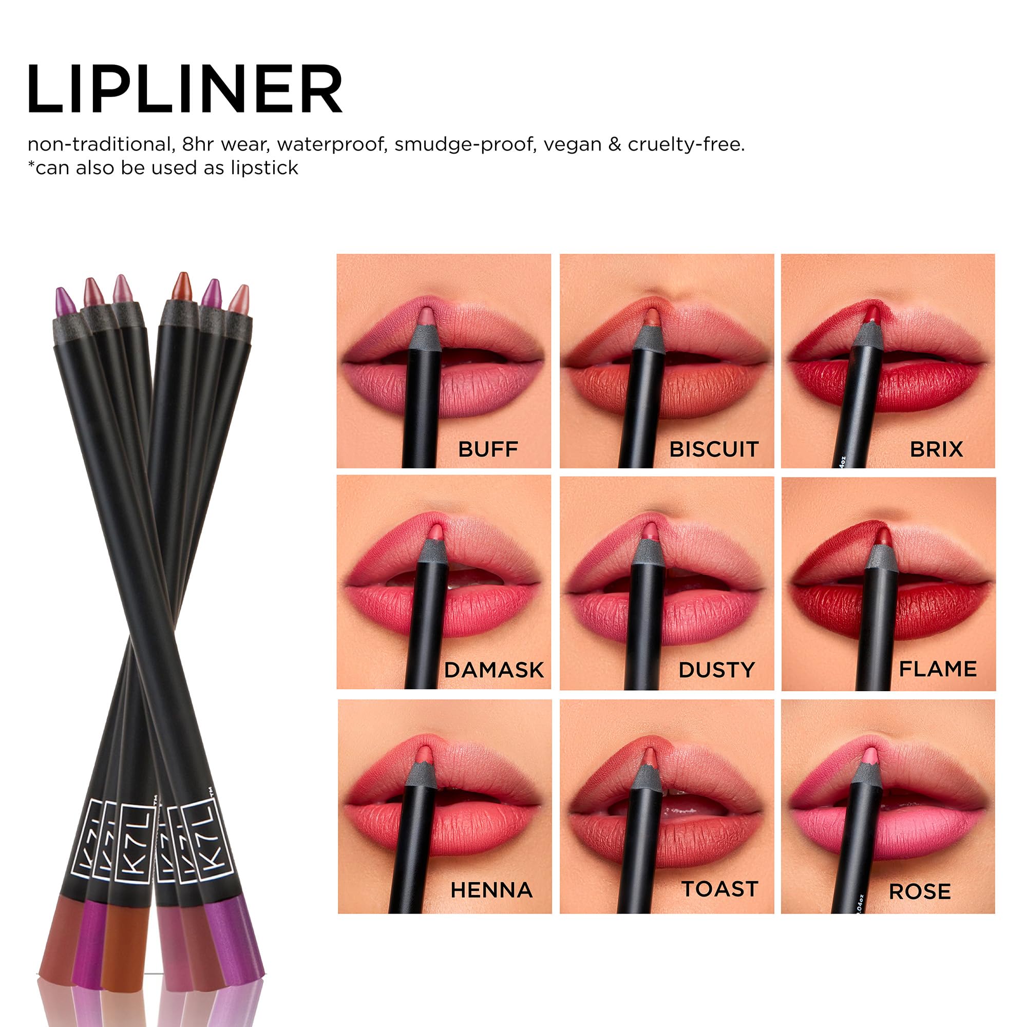 K7L Light Pink Lip Crayon - K7L Official Product Imagery - 6