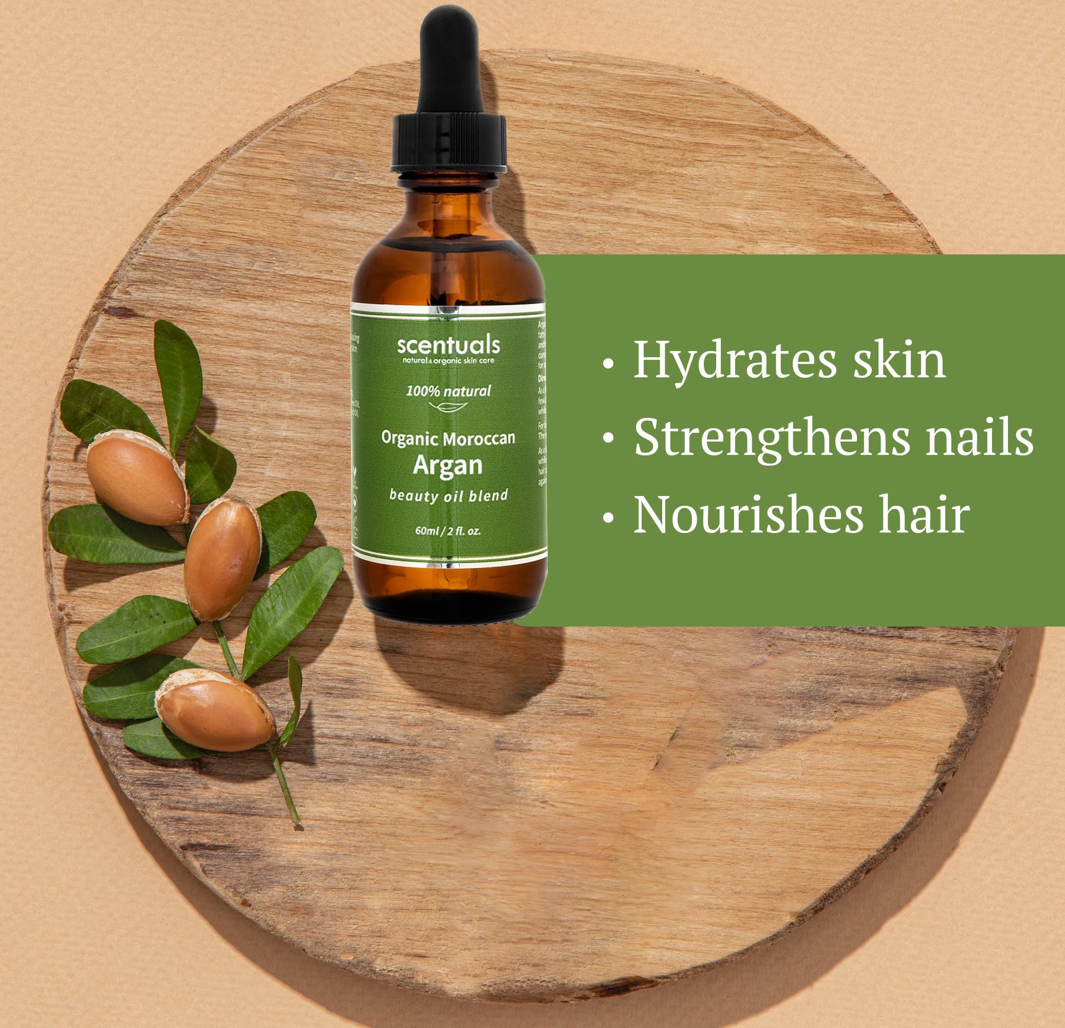 Scentuals Argan Beauty Oil Blend, All-in-One Skin, Hair & Nail... - Scentuals Official Product View 3