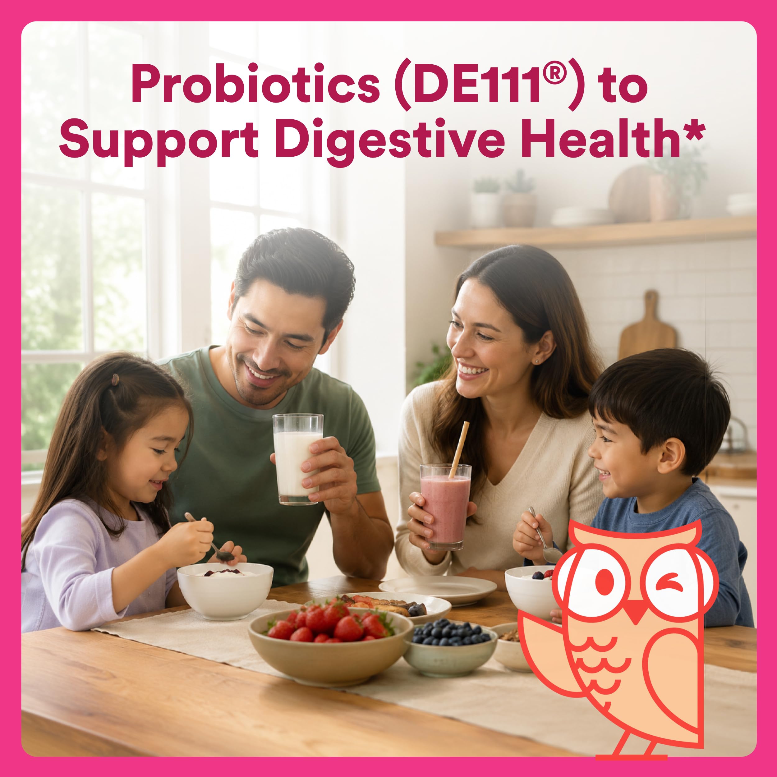 SmartyPants Kids Probiotic & Prebiotic Gummies, 60ct