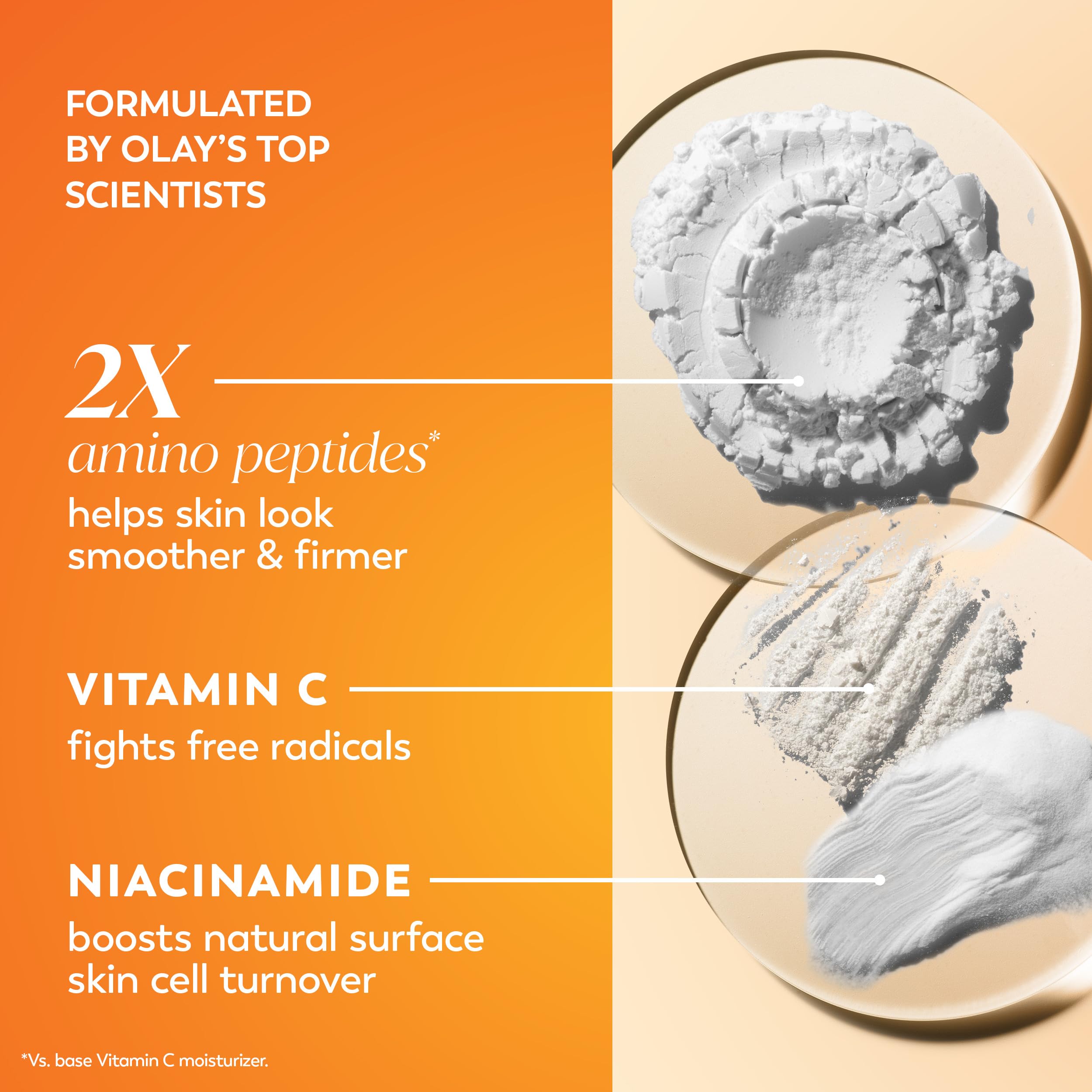 Olay, Vitamin C MAX Face Moisturizer, Brightening Cream for - Olay