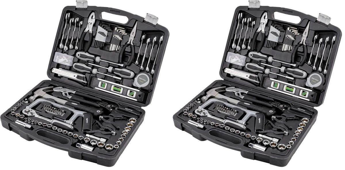 Amazon Basics 131 Piece General Household Hand Tool Set with - Amazon Basics Official Imagery - 8