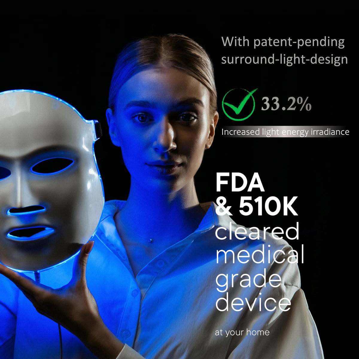 Aphrona FDA cleared LED Facial Mask MOONLIGHT PRO 7 Color - Aphrona Official Imagery - 4