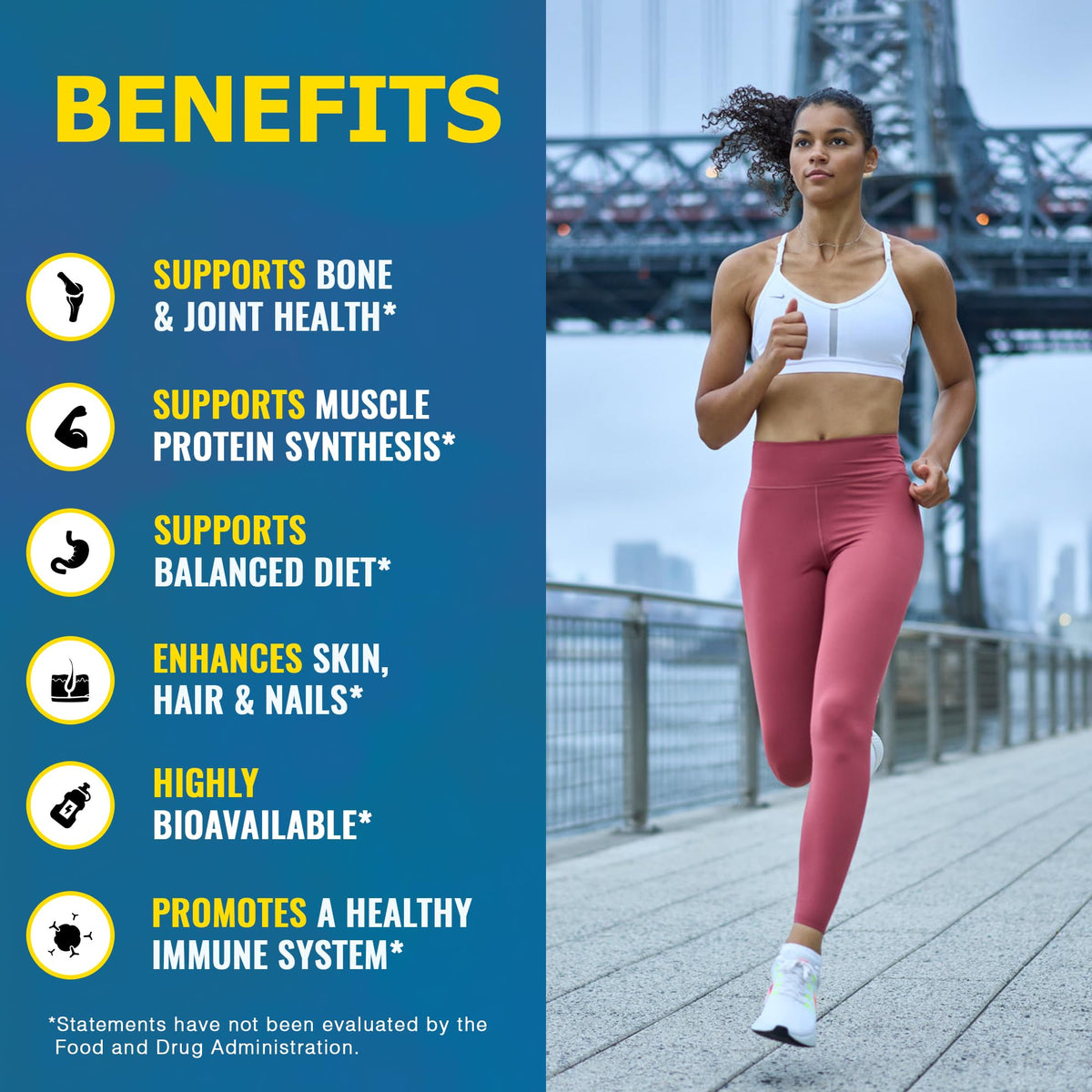 Zammex Collagen Peptides Powder Unflavored Grass Fed Type 1 - Zammex Official Imagery - 5