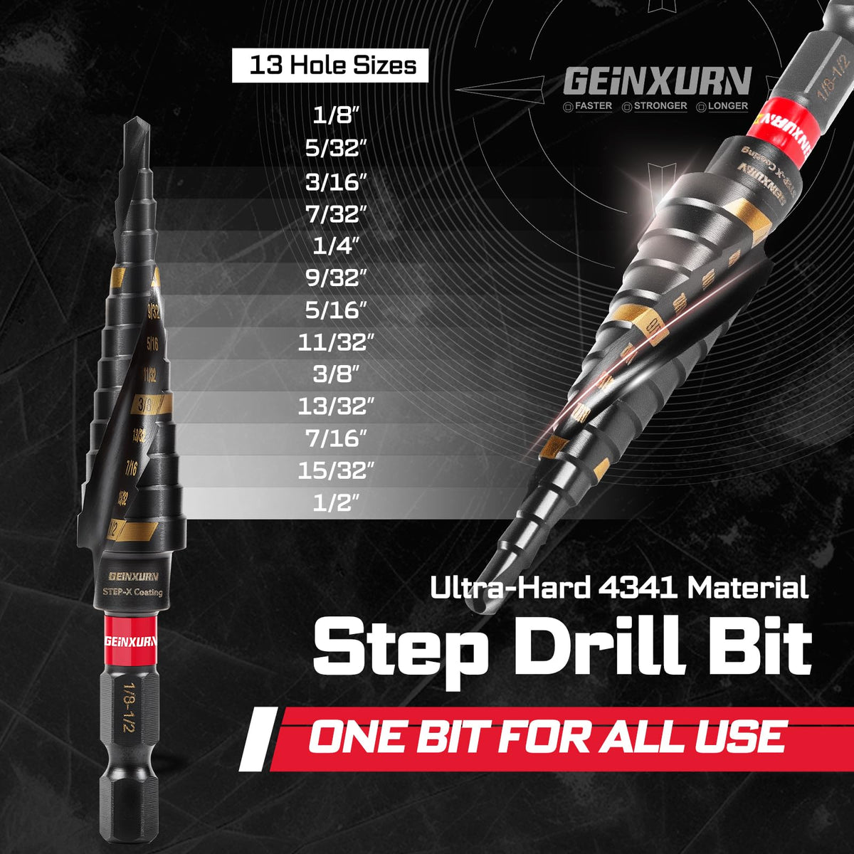 Geinxurn 44Pcs Screwdriver Bit Set Include Ratchet Wrench - GEINXURN Official Imagery - 5