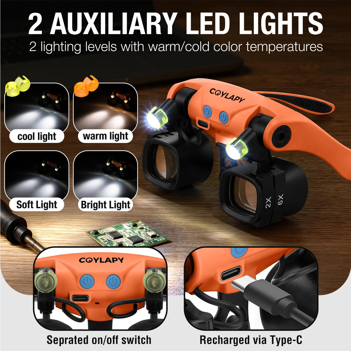 Magnifying Glasses for Close Work Watch Repair - COYLAPY Official Imagery - 5