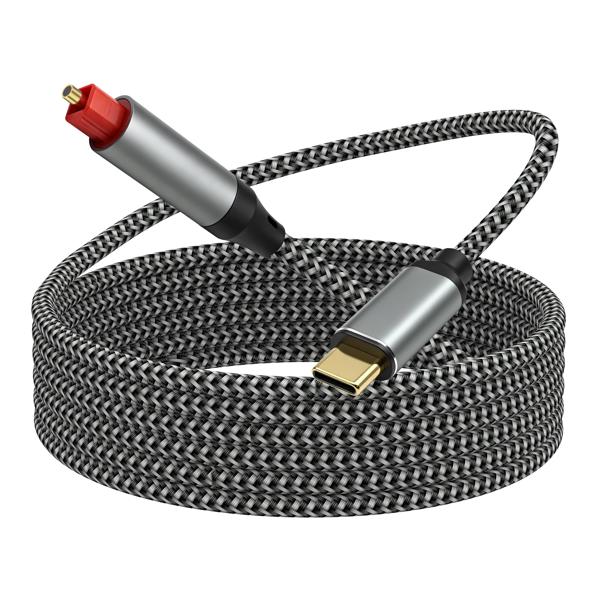 MEIRIYFA USB C to Toslink Optical Audio Cable, Unidirectional USB by MEIRIYFA - Angle View 2
