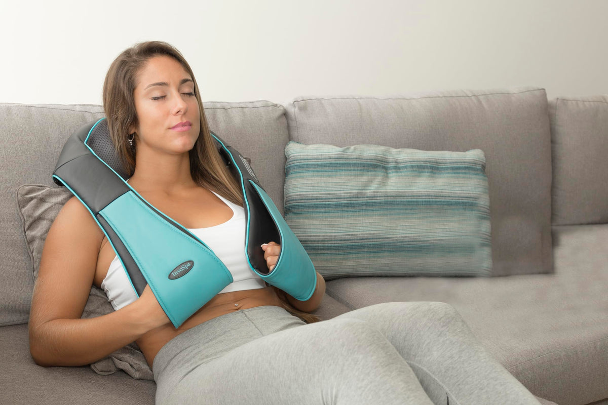 InvoSpa Shiatsu Neck and Back Massager with Heat - InvoSpa Official Imagery - 8