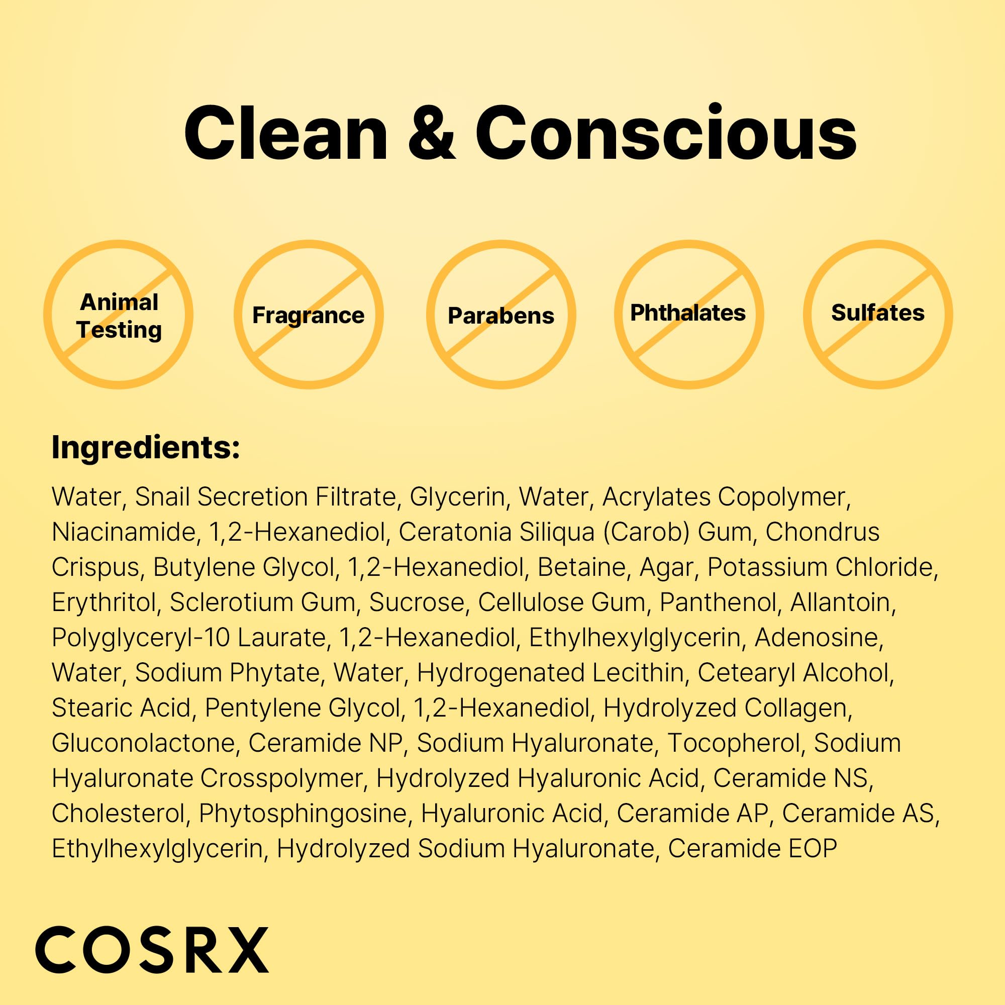COSRX Advanced Snail Mucin Glass Glow Hydrogel Face Masks - COSRX