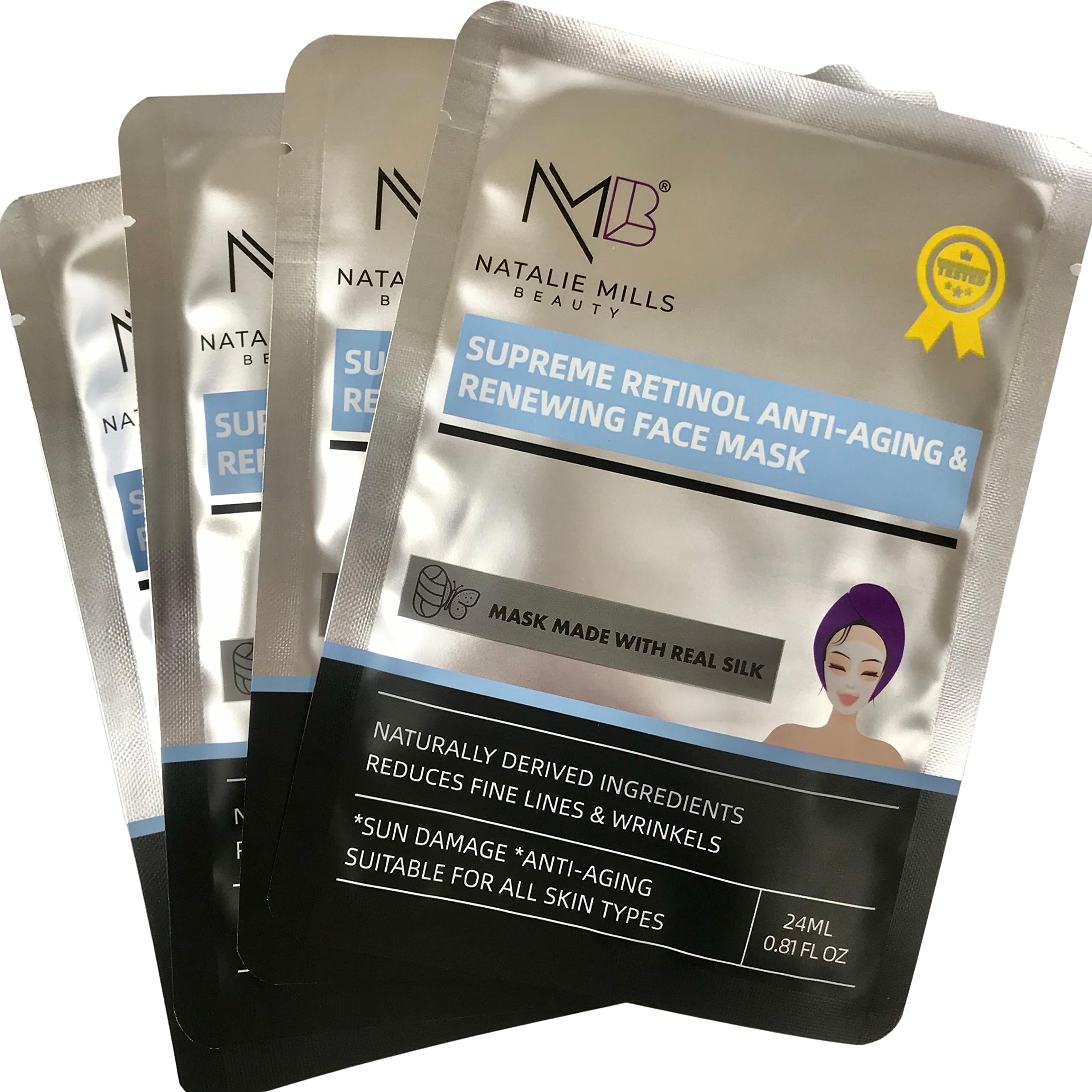 Supreme Retinol, Collagen &amp; Vitamin C Anti-Aging SILK Face - Natalie Mills
