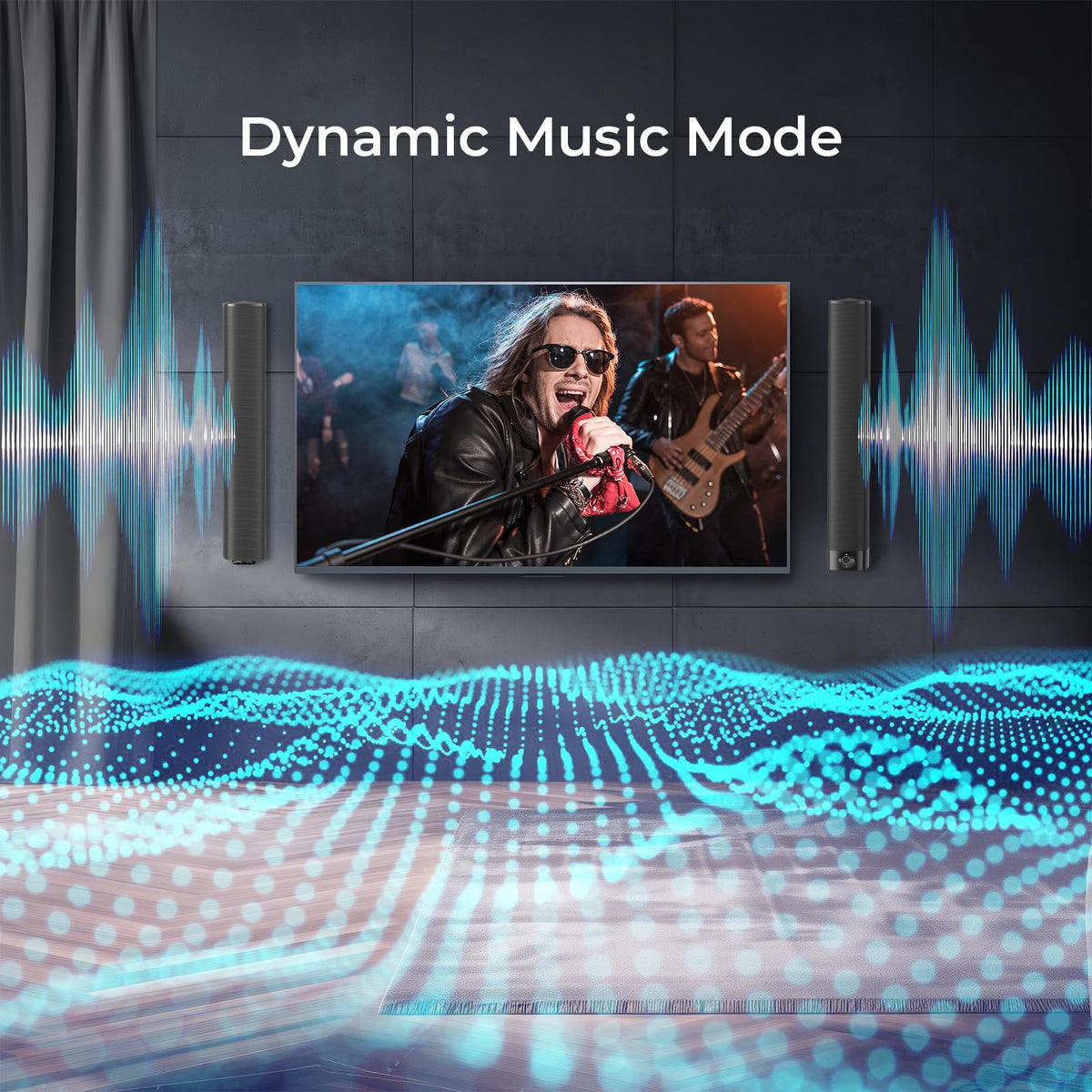 Sound Bar for Smart TV Soundbar with Bluetooth ARC Opt AUX - Assistrust Official Imagery - 8