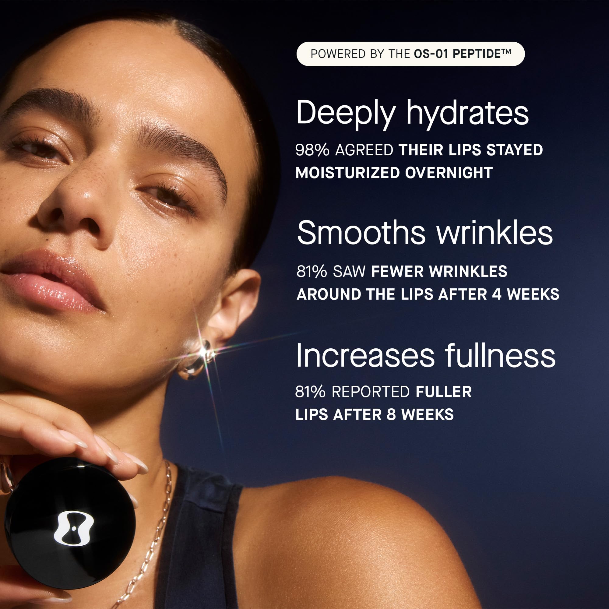 oneskin OS 01 Peptide Lip Mask Smoother Fuller Lips Plumping - Premium Selection Official Imagery - 4