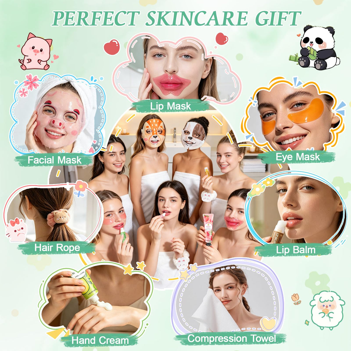 160 Pcs Bulk Gifts For Women Spa Party Supplies Include Face - YUEONEWIN Official Imagery - 7