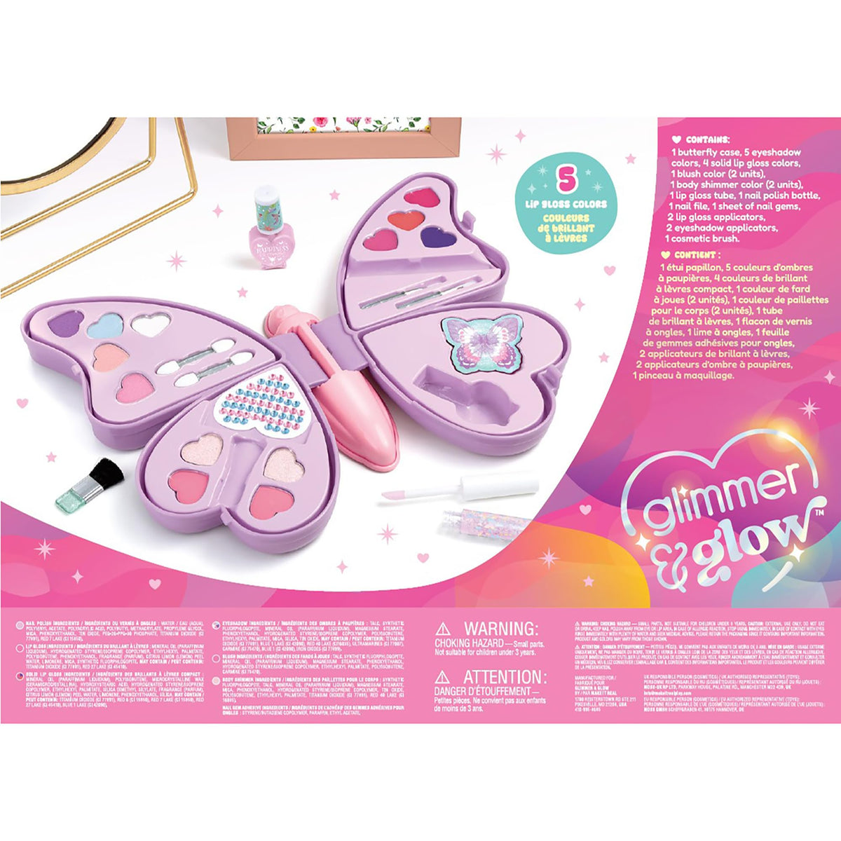 Make It Real Glimmer Glow Butterfly Cosmetic Set - Make It Real Official Imagery - 8