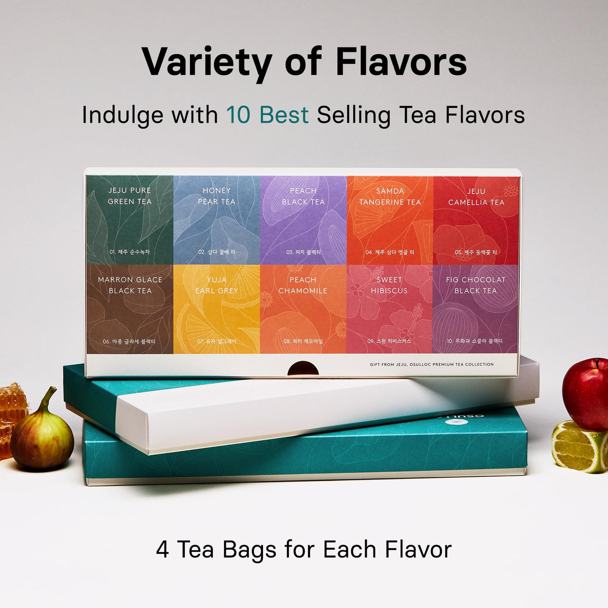 OSULLOC Premium Tea Collection Self Care Sampler Gift Box - Osulloc Official Imagery - 4