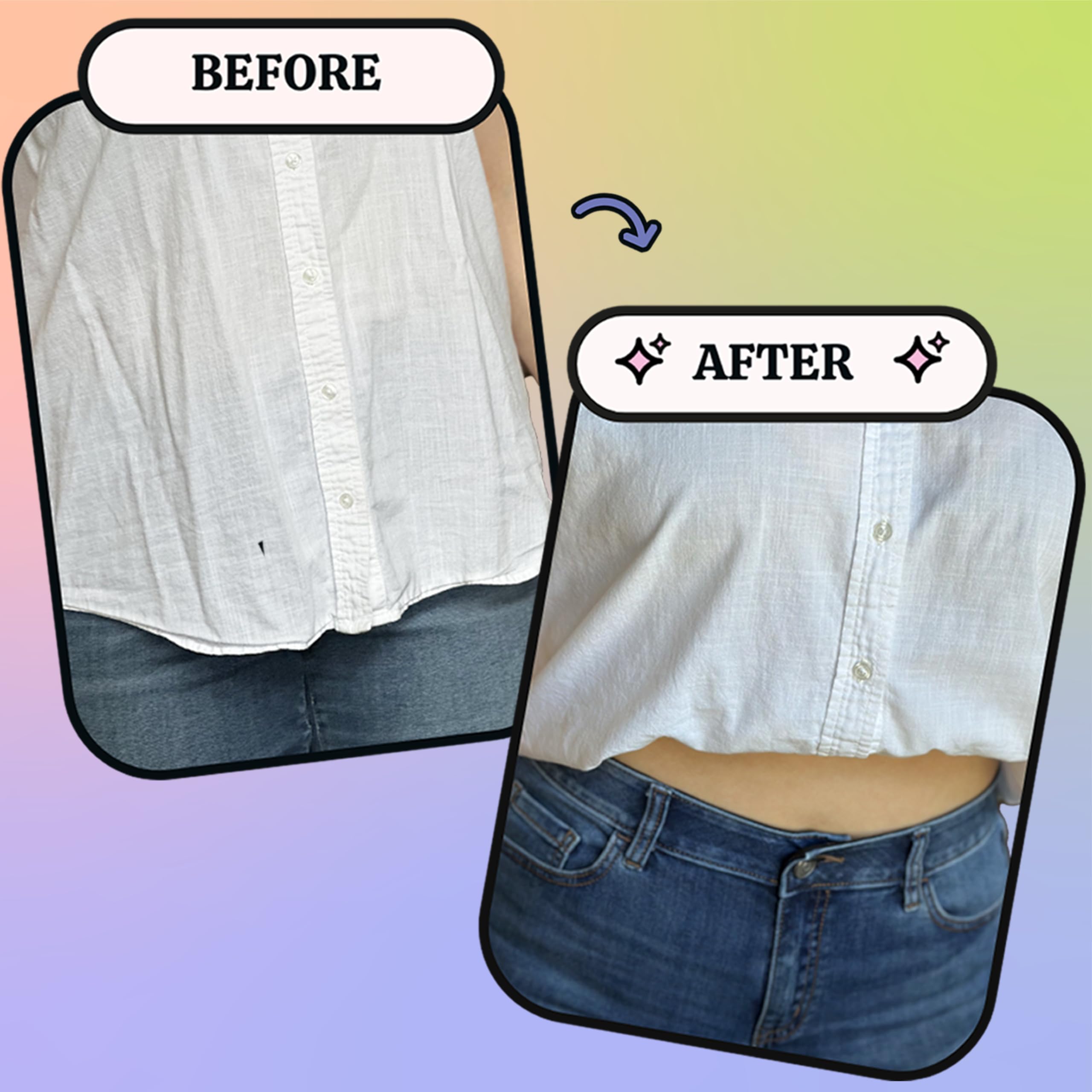 Croptuck Original Adjustable Crop Tuck Waist Band Tool for Tucking Shi - View 7